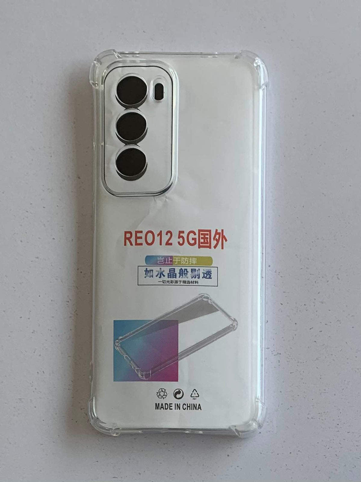 OPPO Crystal Clear Transparent Shockproof Imported TPU Mobile Back Cover