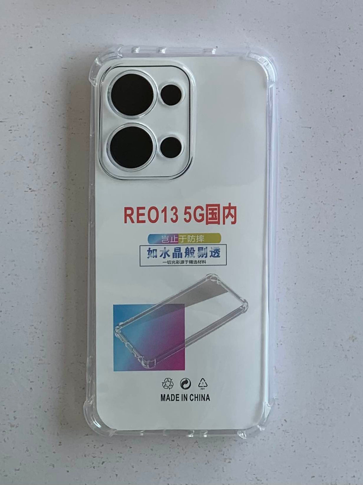 OPPO Crystal Clear Transparent Shockproof Imported TPU Mobile Back Cover