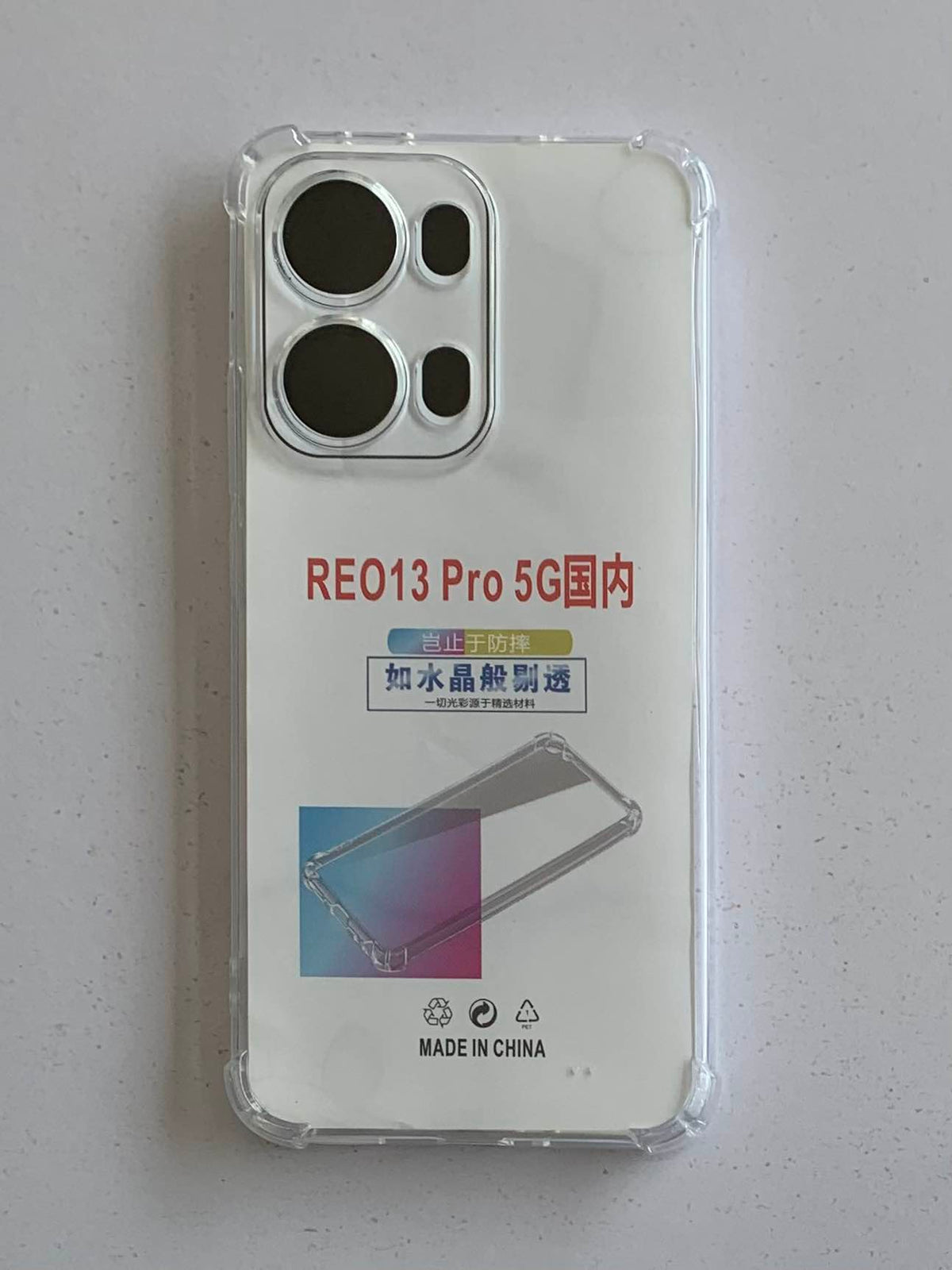 OPPO Crystal Clear Transparent Shockproof Imported TPU Mobile Back Cover