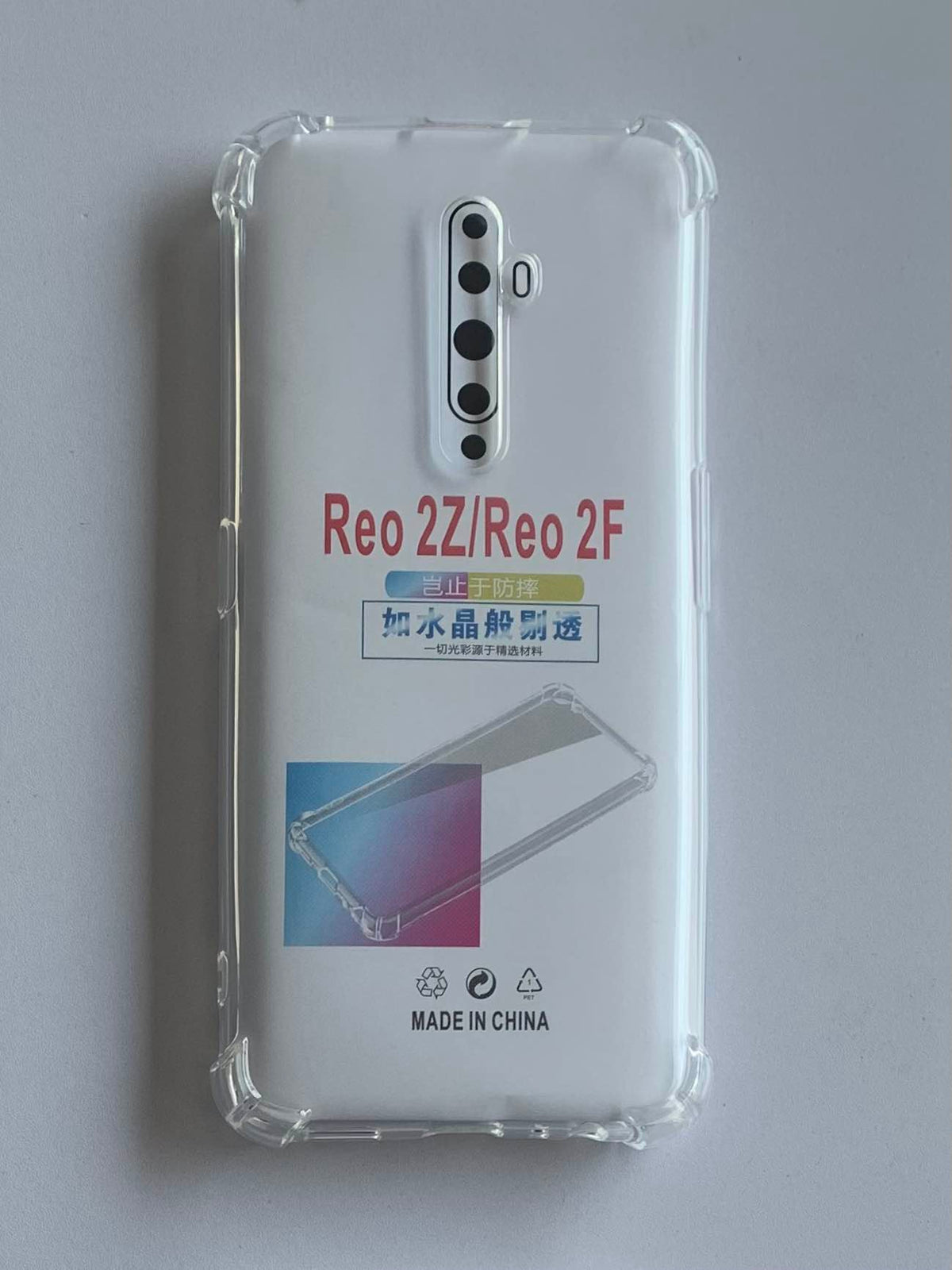 OPPO Crystal Clear Transparent Shockproof Imported TPU Mobile Back Cover