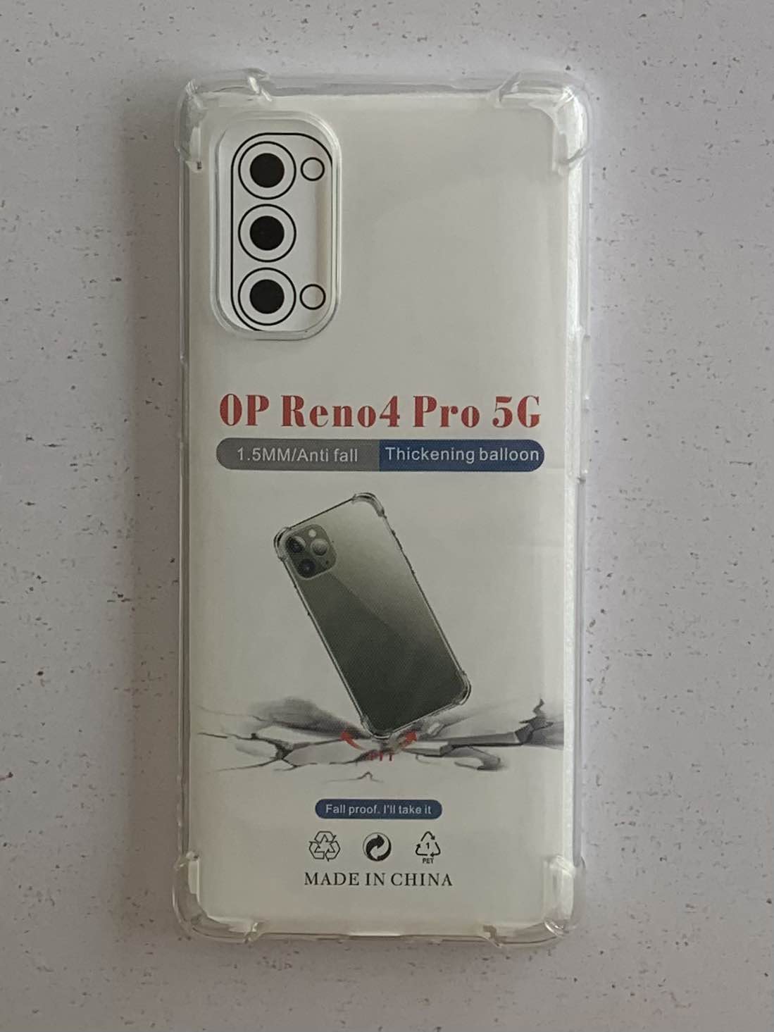 OPPO Crystal Clear Transparent Shockproof Imported TPU Mobile Back Cover