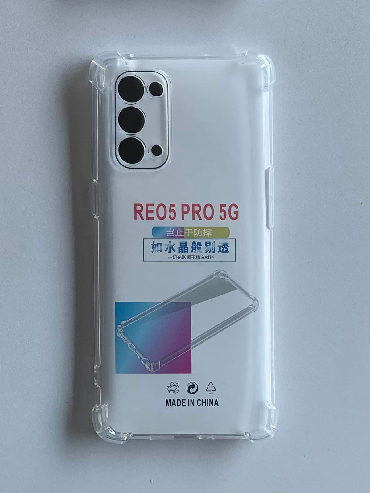 OPPO Crystal Clear Transparent Shockproof Imported TPU Mobile Back Cover