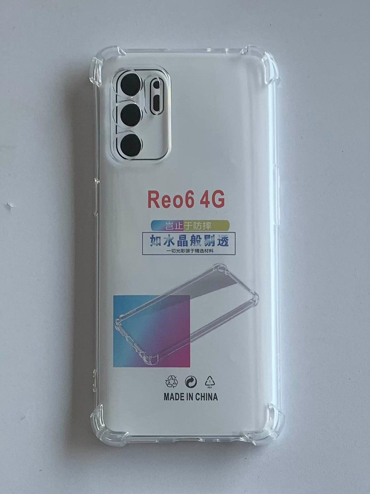 OPPO Crystal Clear Transparent Shockproof Imported TPU Mobile Back Cover