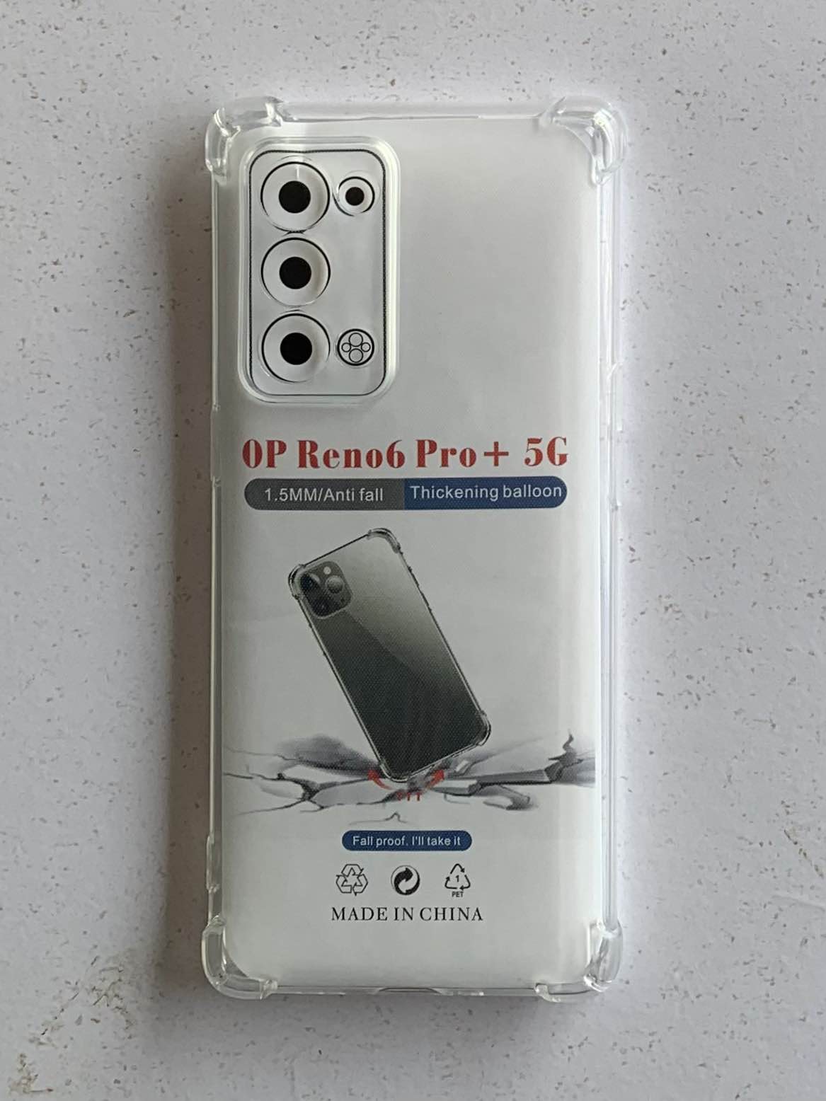 OPPO Crystal Clear Transparent Shockproof Imported TPU Mobile Back Cover