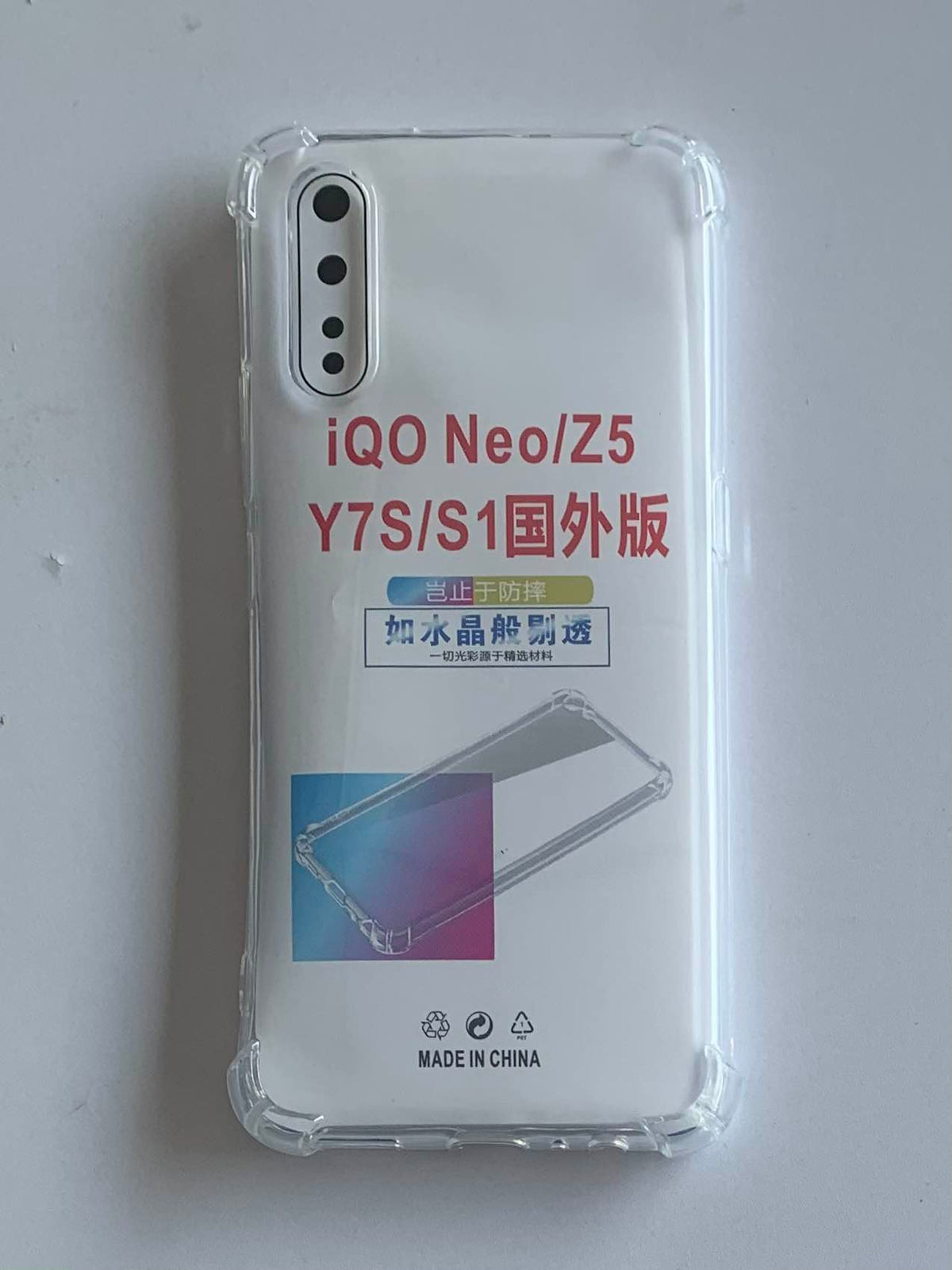 VIVO Crystal Clear Transparent Shockproof Mobile Back Cover