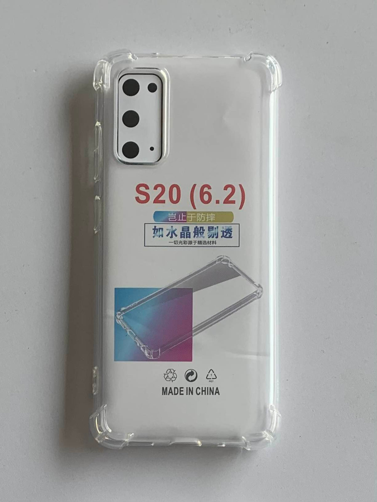 SAMSUNG Crystal Clear Transparent Shockproof Mobile Back Cover