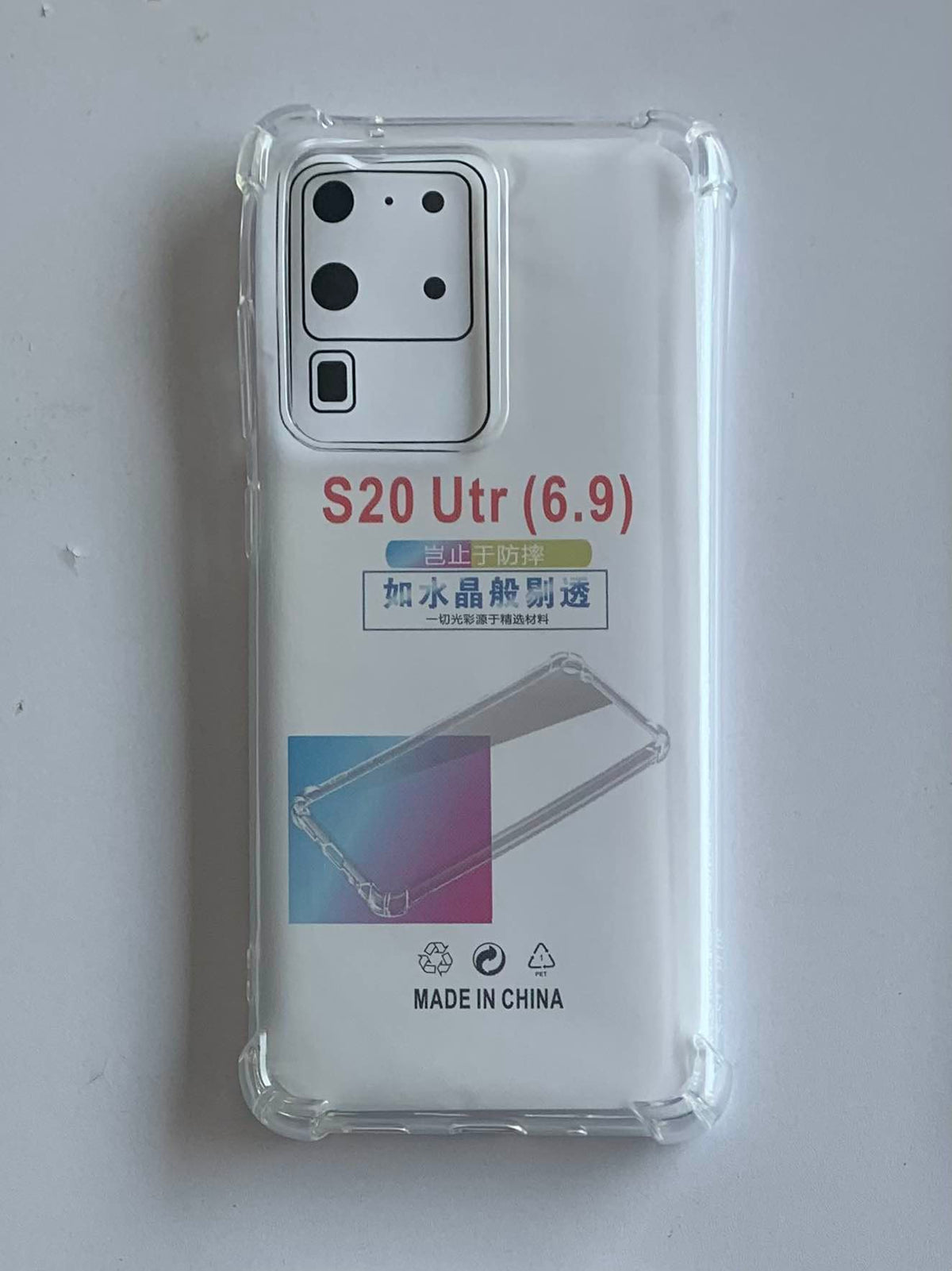 SAMSUNG Crystal Clear Transparent Shockproof Mobile Back Cover