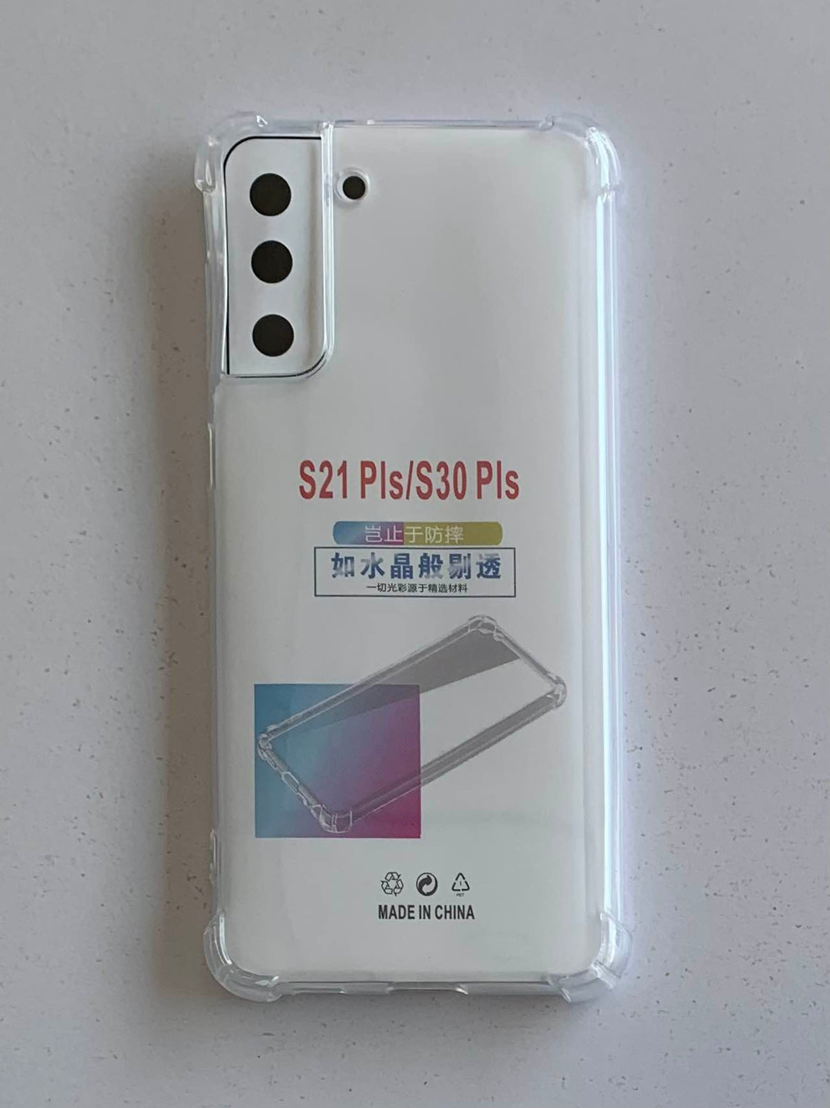 SAMSUNG Crystal Clear Transparent Shockproof Mobile Back Cover