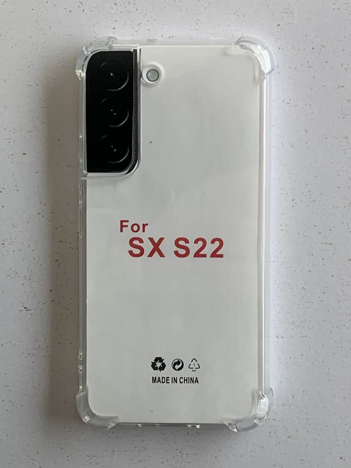 SAMSUNG Crystal Clear Transparent Shockproof Mobile Back Cover