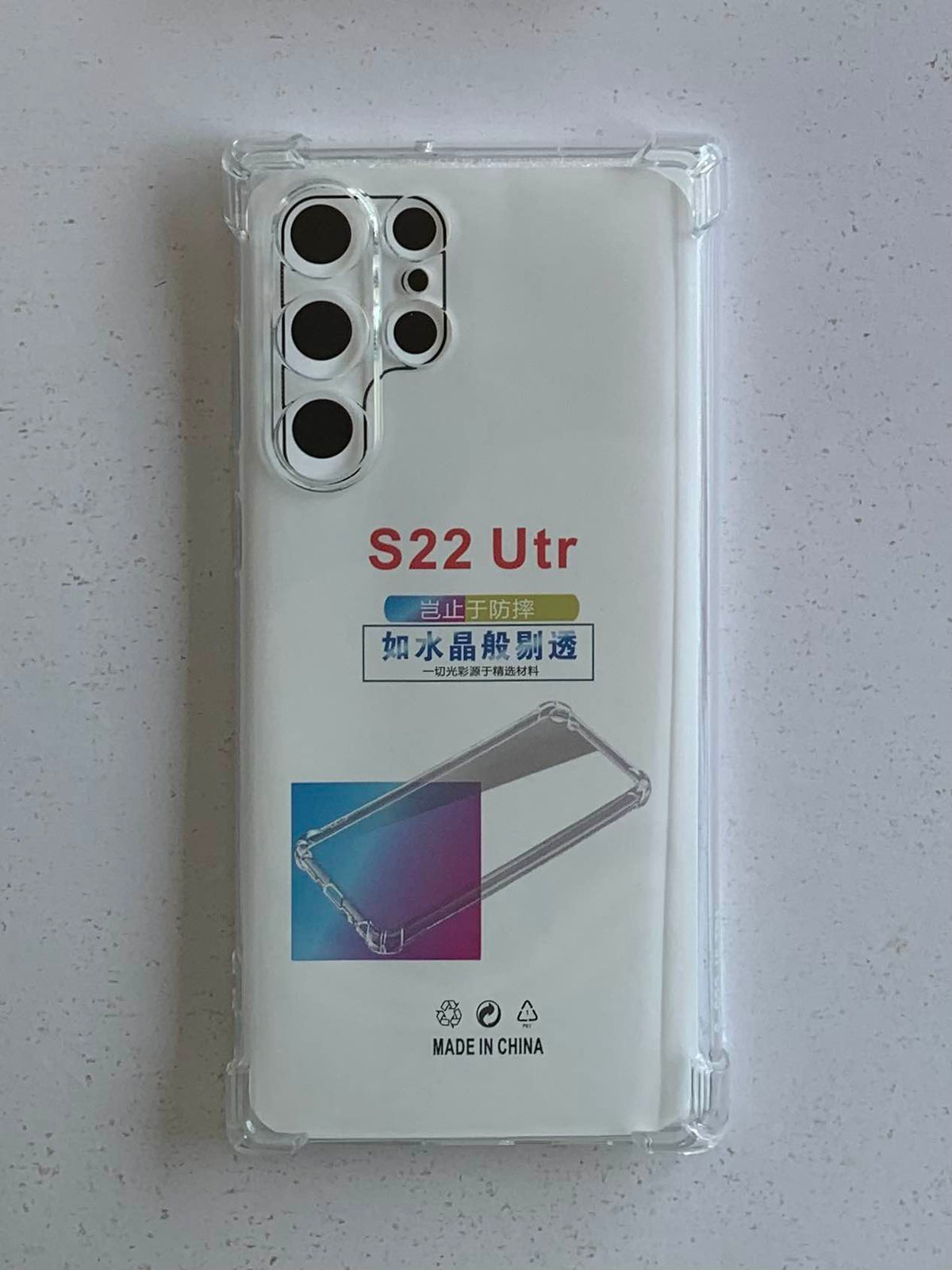 SAMSUNG Crystal Clear Transparent Shockproof Mobile Back Cover
