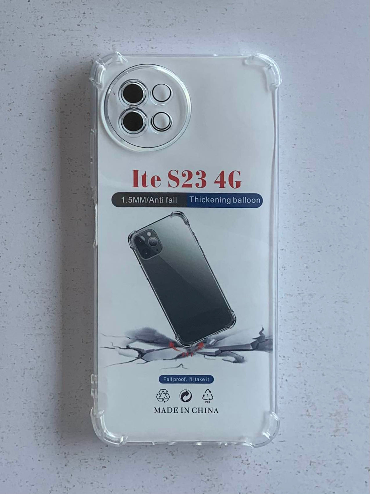 ITEL Crystal Clear Transparent Shockproof Mobile Back Cover