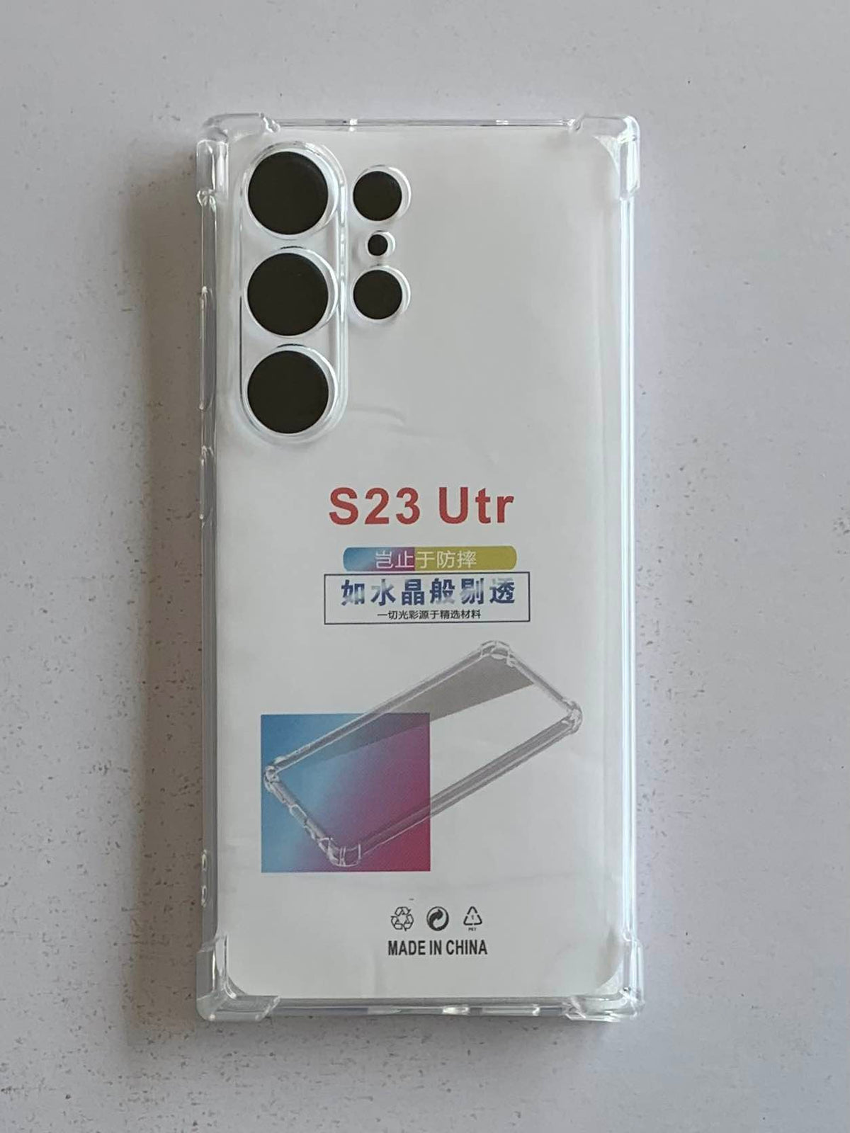 SAMSUNG Crystal Clear Transparent Shockproof Mobile Back Cover