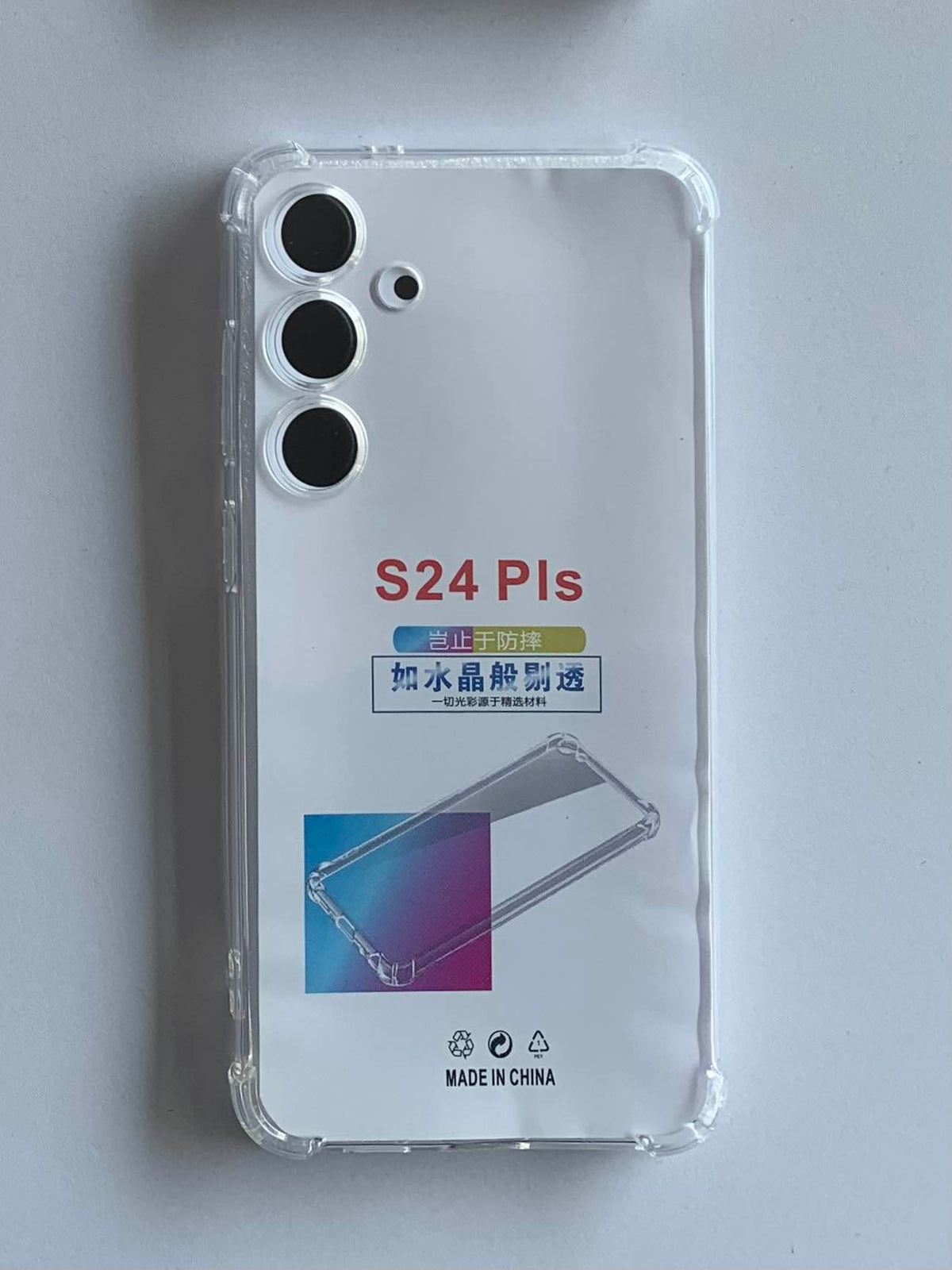 SAMSUNG Crystal Clear Transparent Shockproof Mobile Back Cover