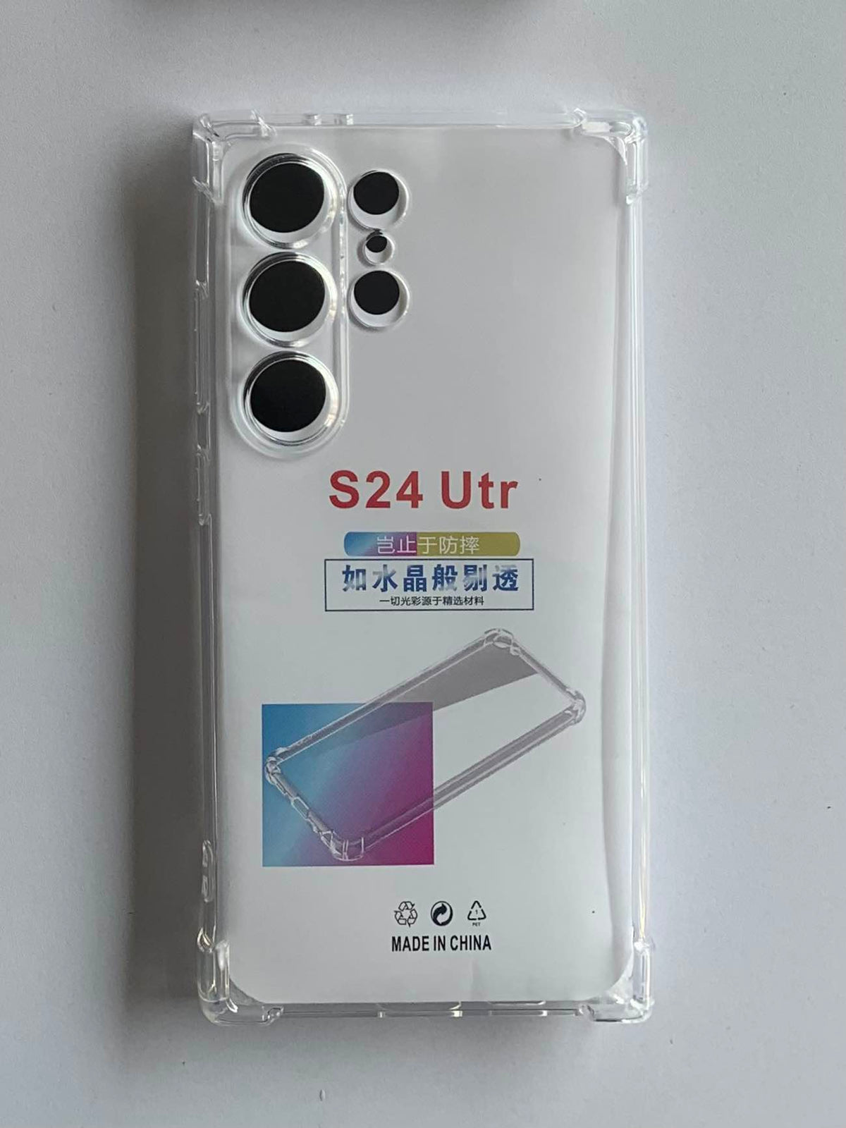 SAMSUNG Crystal Clear Transparent Shockproof Mobile Back Cover