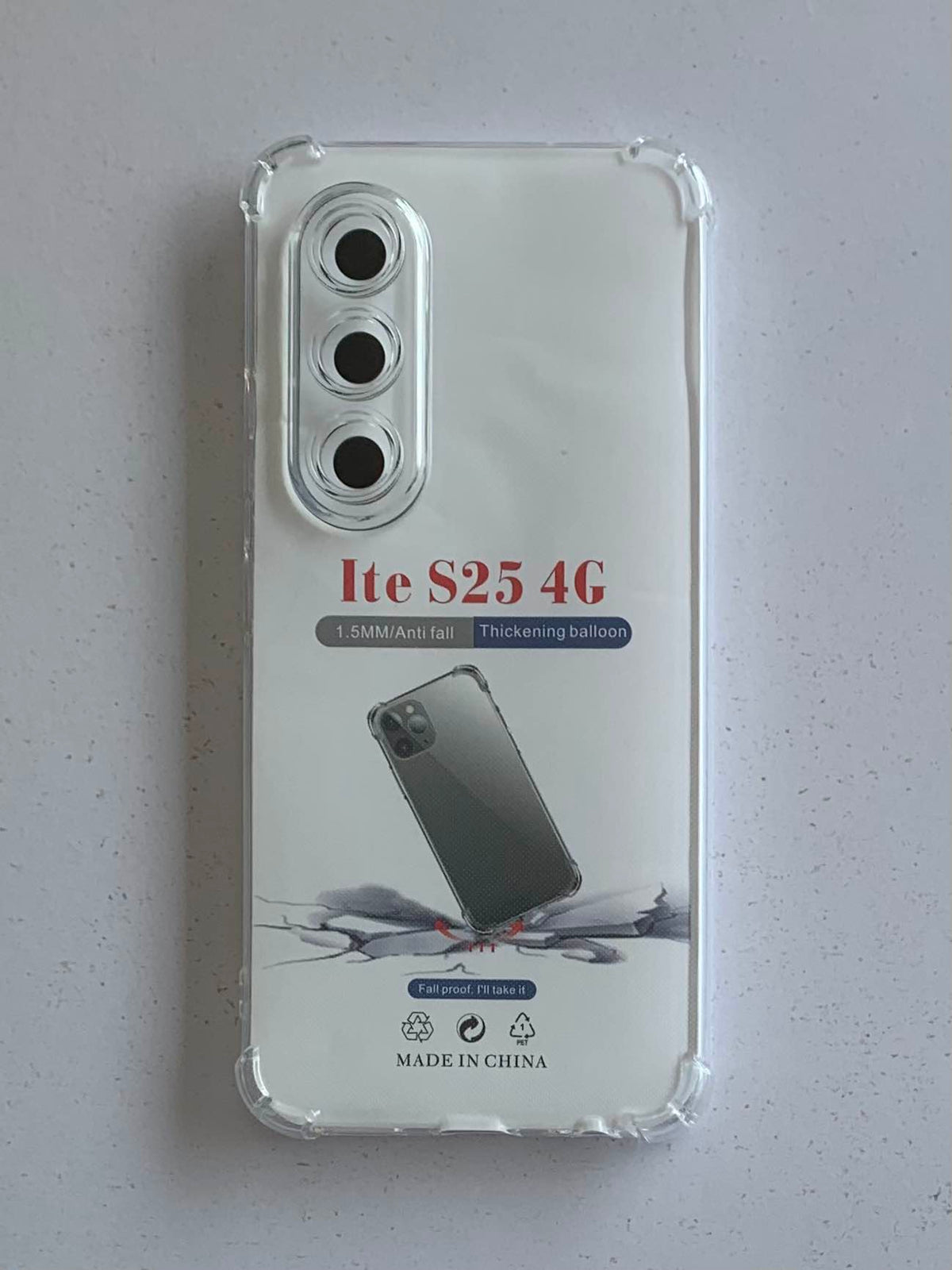 ITEL Crystal Clear Transparent Shockproof Mobile Back Cover