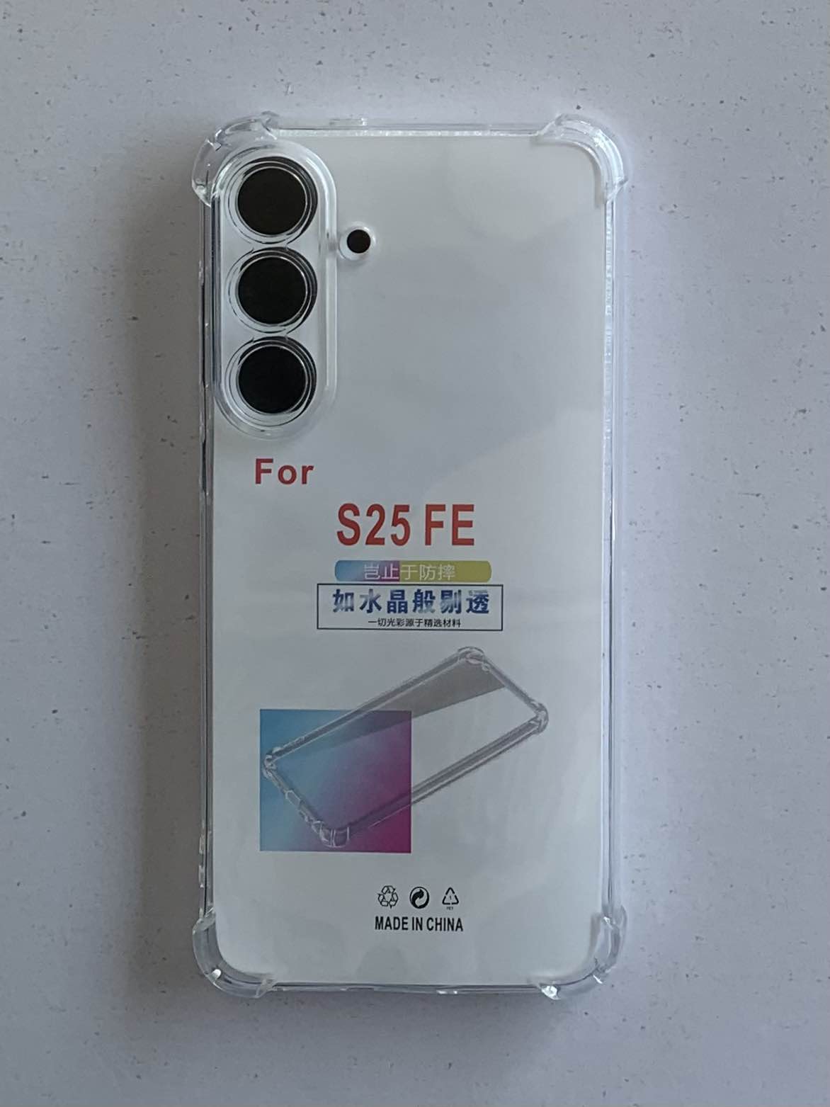 SAMSUNG Crystal Clear Transparent Shockproof Mobile Back Cover