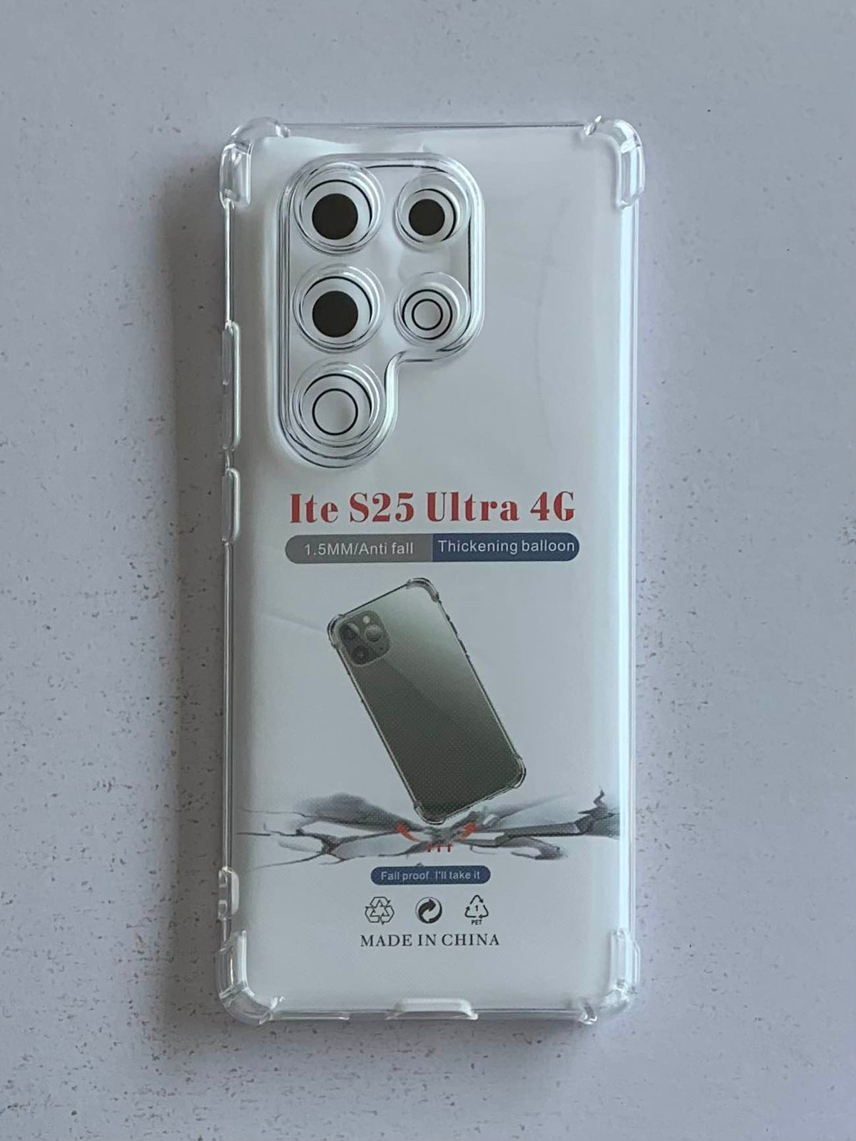 ITEL Crystal Clear Transparent Shockproof Mobile Back Cover