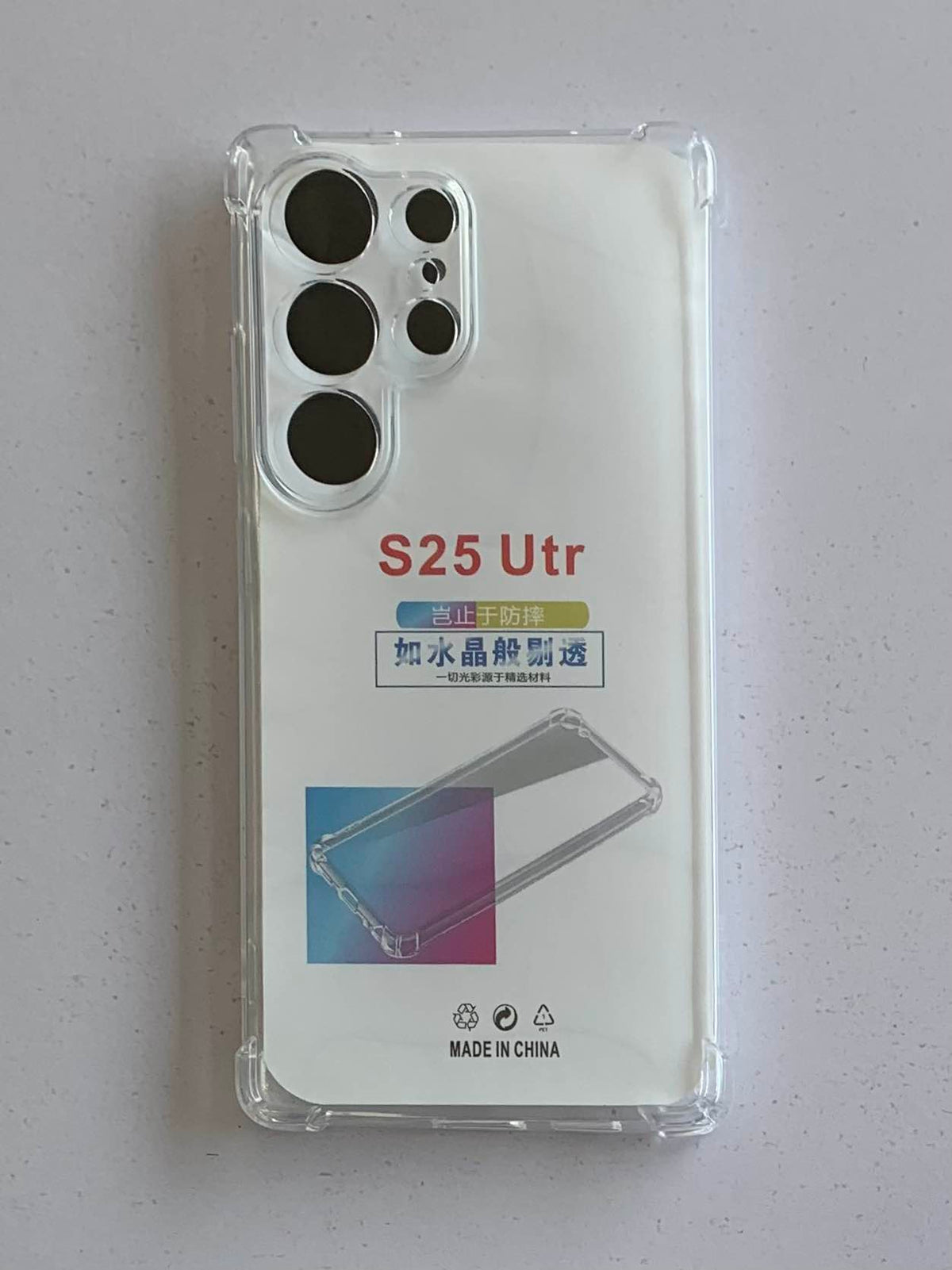 SAMSUNG Crystal Clear Transparent Shockproof Mobile Back Cover