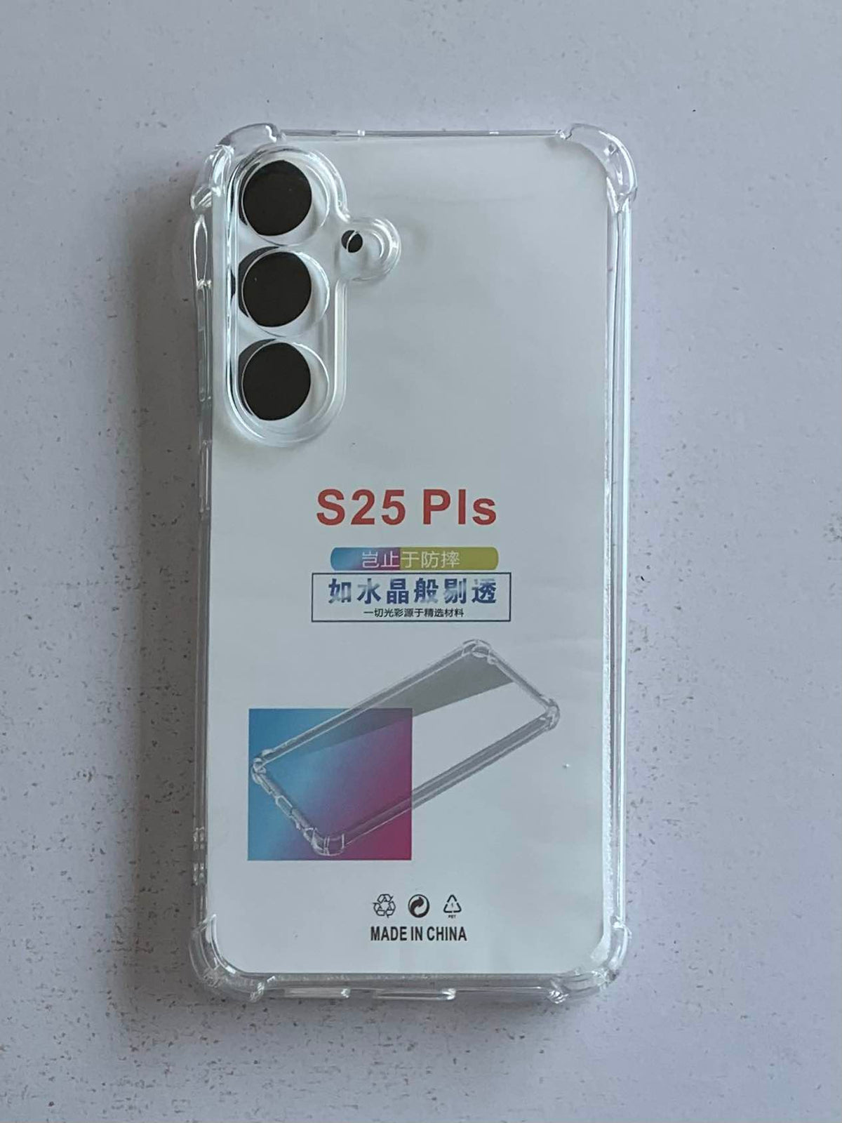 SAMSUNG Crystal Clear Transparent Shockproof Mobile Back Cover