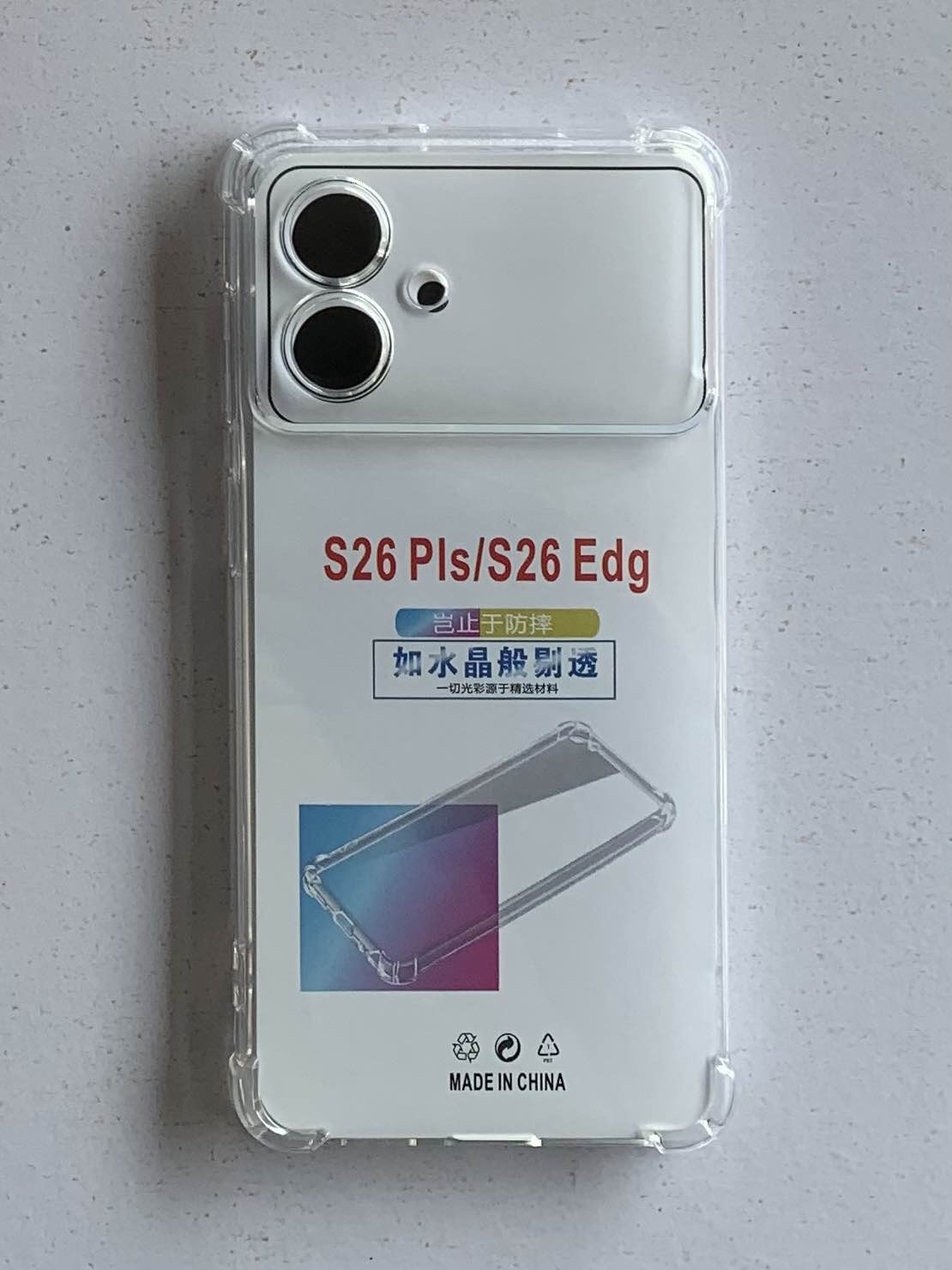 SAMSUNG Crystal Clear Transparent Shockproof Mobile Back Cover