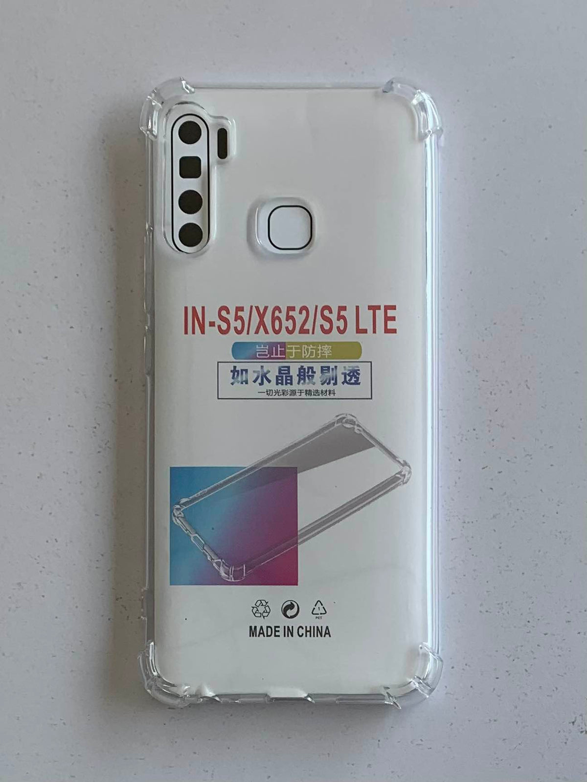 INFINIX Crystal Clear Transparent Shockproof Mobile Back Cover