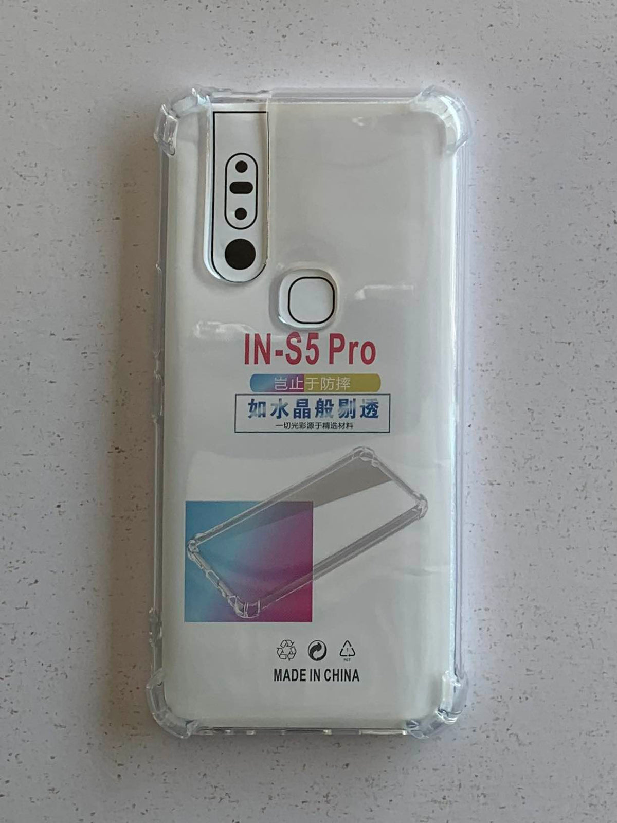 INFINIX Crystal Clear Transparent Shockproof Mobile Back Cover
