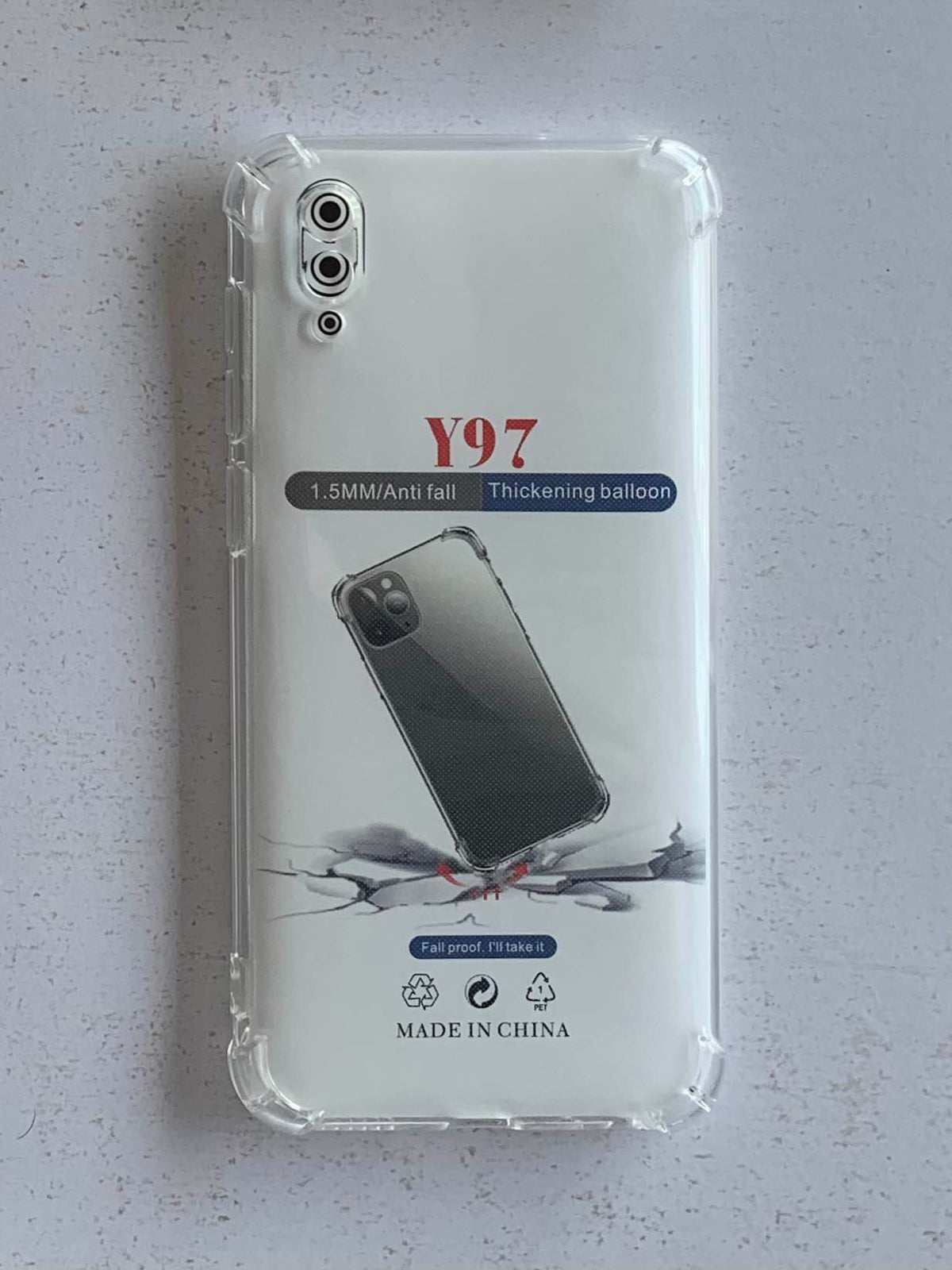VIVO Crystal Clear Transparent Shockproof Mobile Back Cover