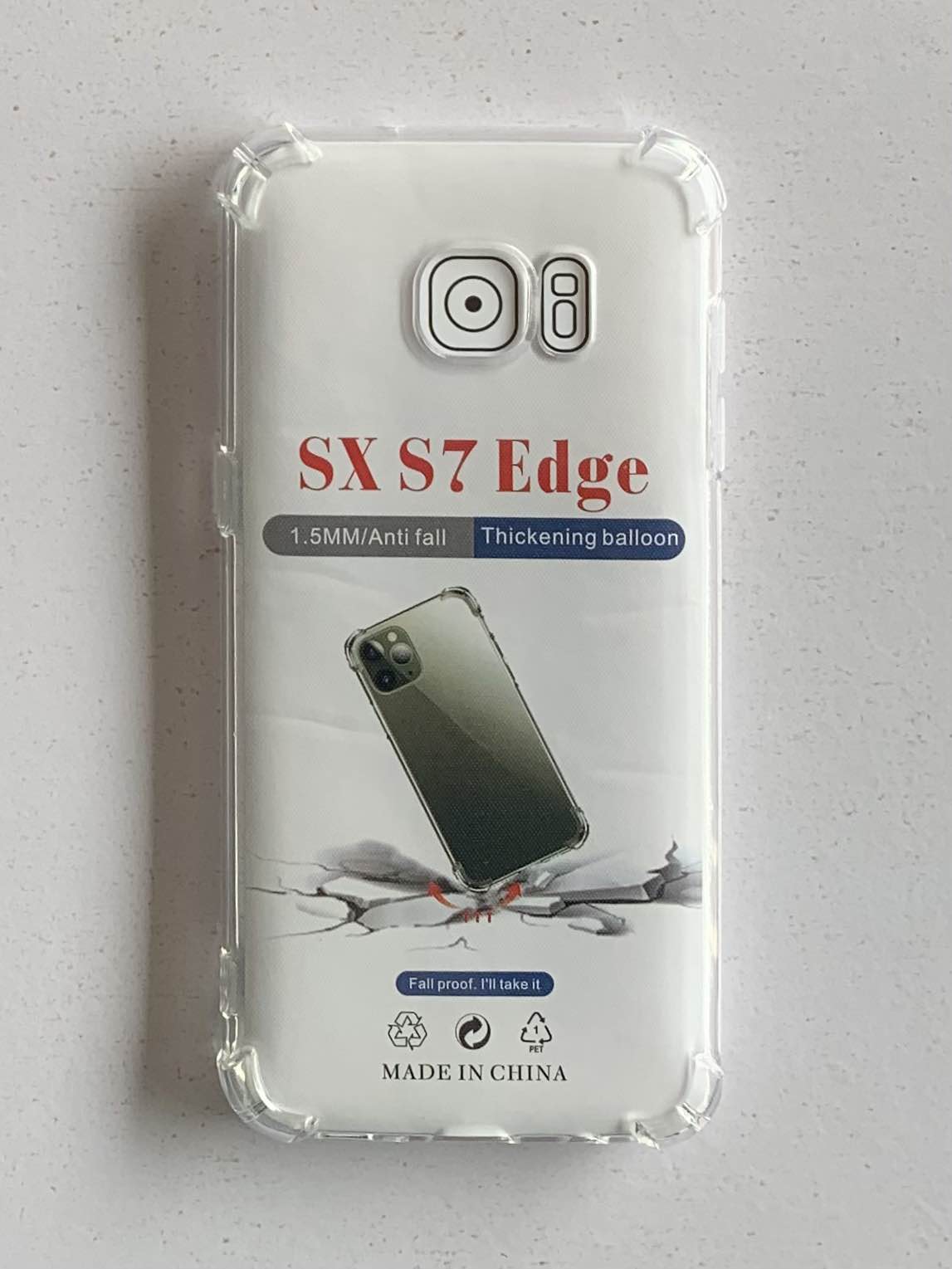 SAMSUNG Crystal Clear Transparent Shockproof Mobile Back Cover
