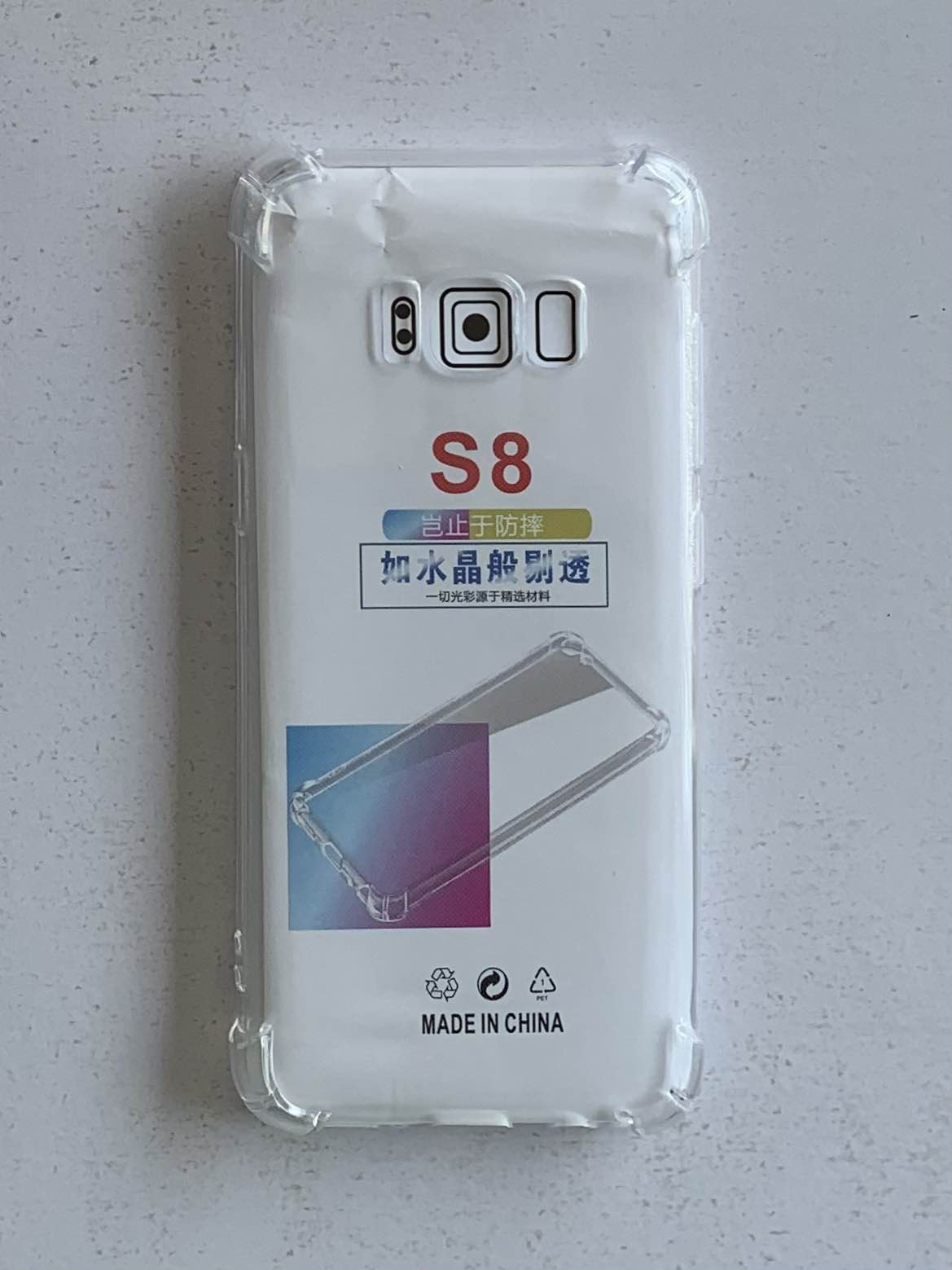 SAMSUNG Crystal Clear Transparent Shockproof Mobile Back Cover