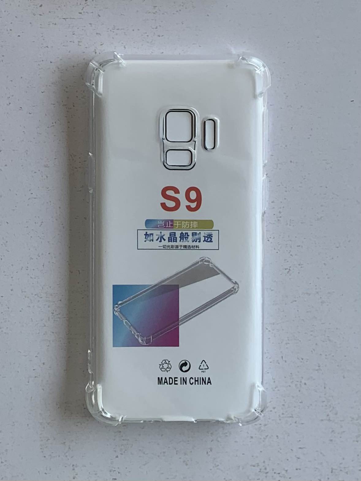 SAMSUNG Crystal Clear Transparent Shockproof Mobile Back Cover