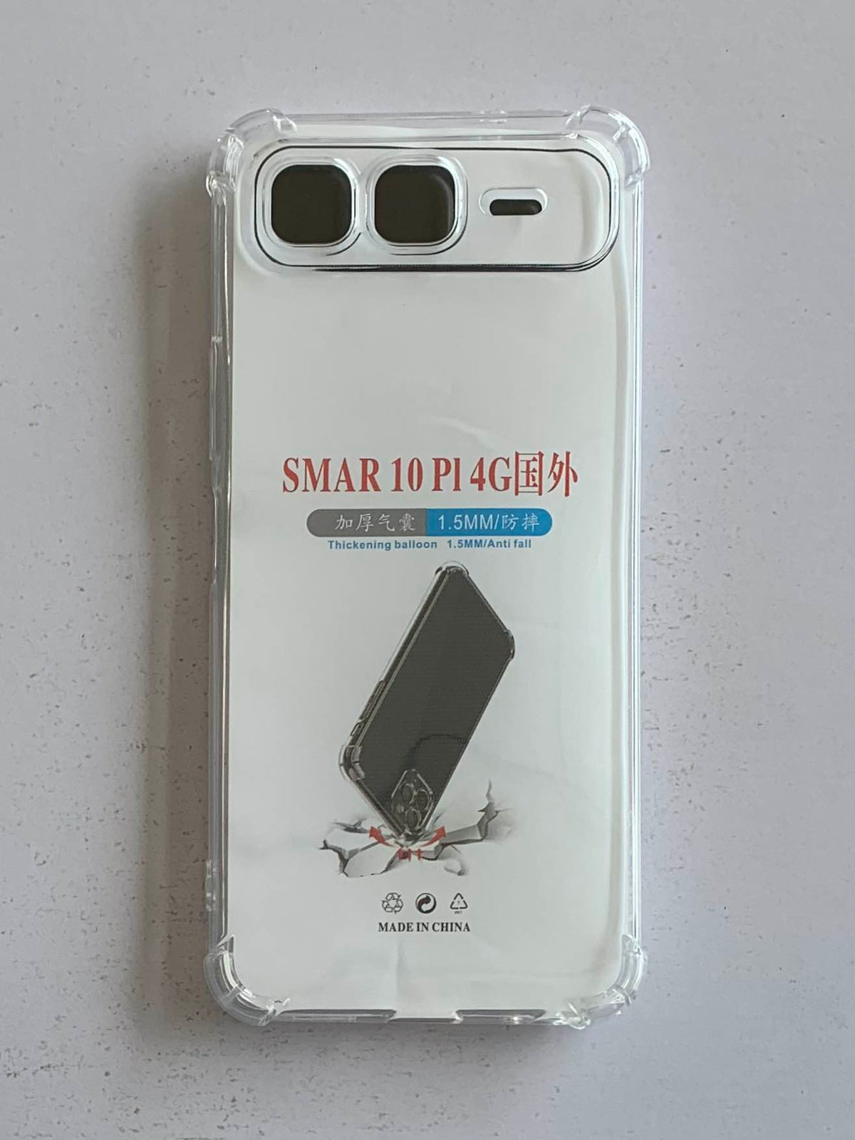 INFINIX Crystal Clear Transparent Shockproof Mobile Back Cover