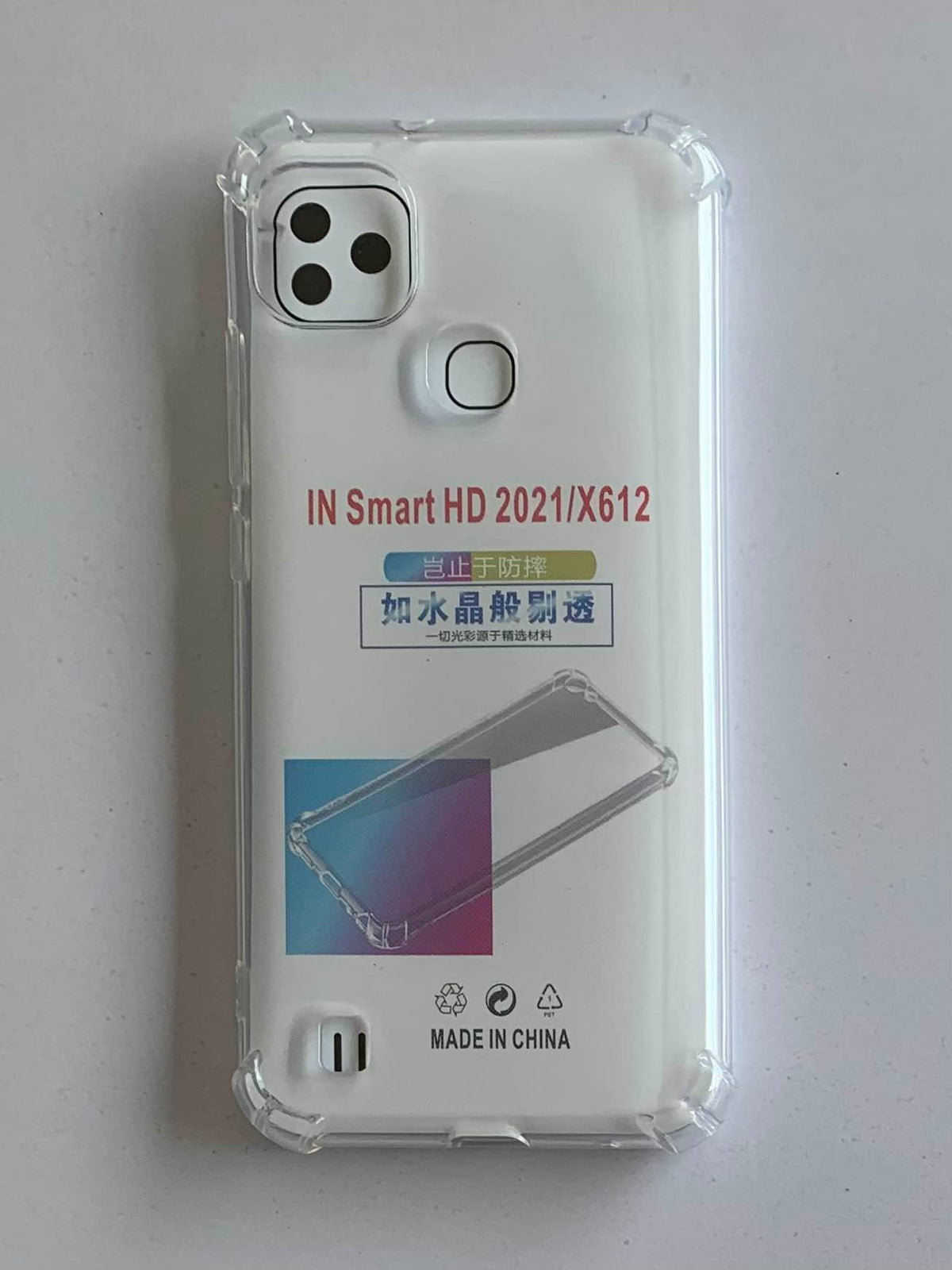 INFINIX Crystal Clear Transparent Shockproof Mobile Back Cover