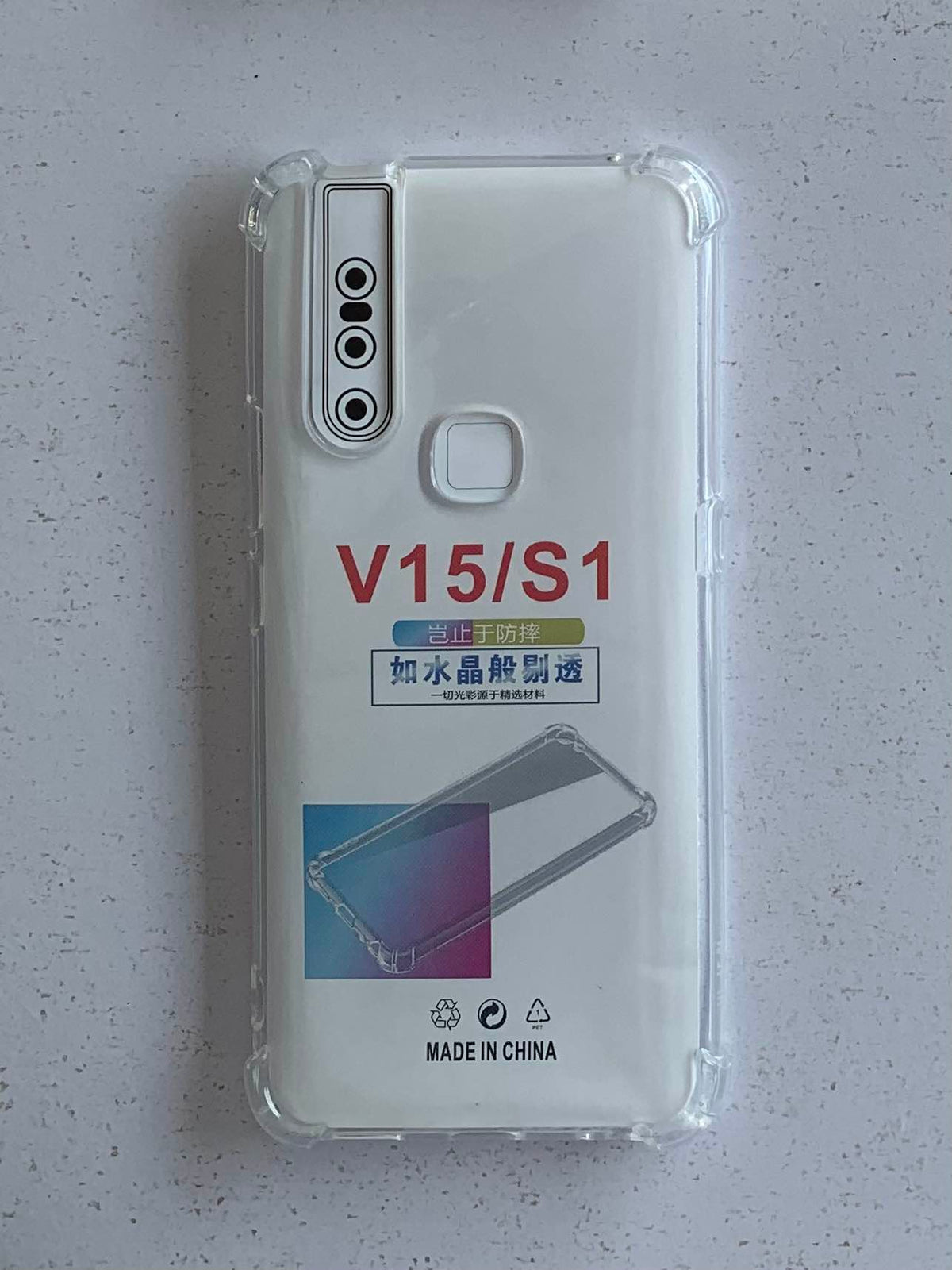 VIVO Crystal Clear Transparent Shockproof Mobile Back Cover