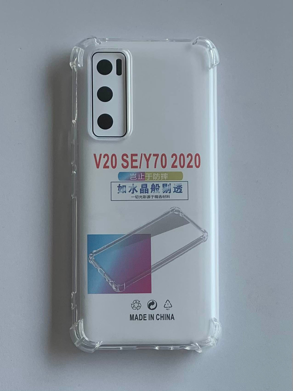 VIVO Crystal Clear Transparent Shockproof Mobile Back Cover