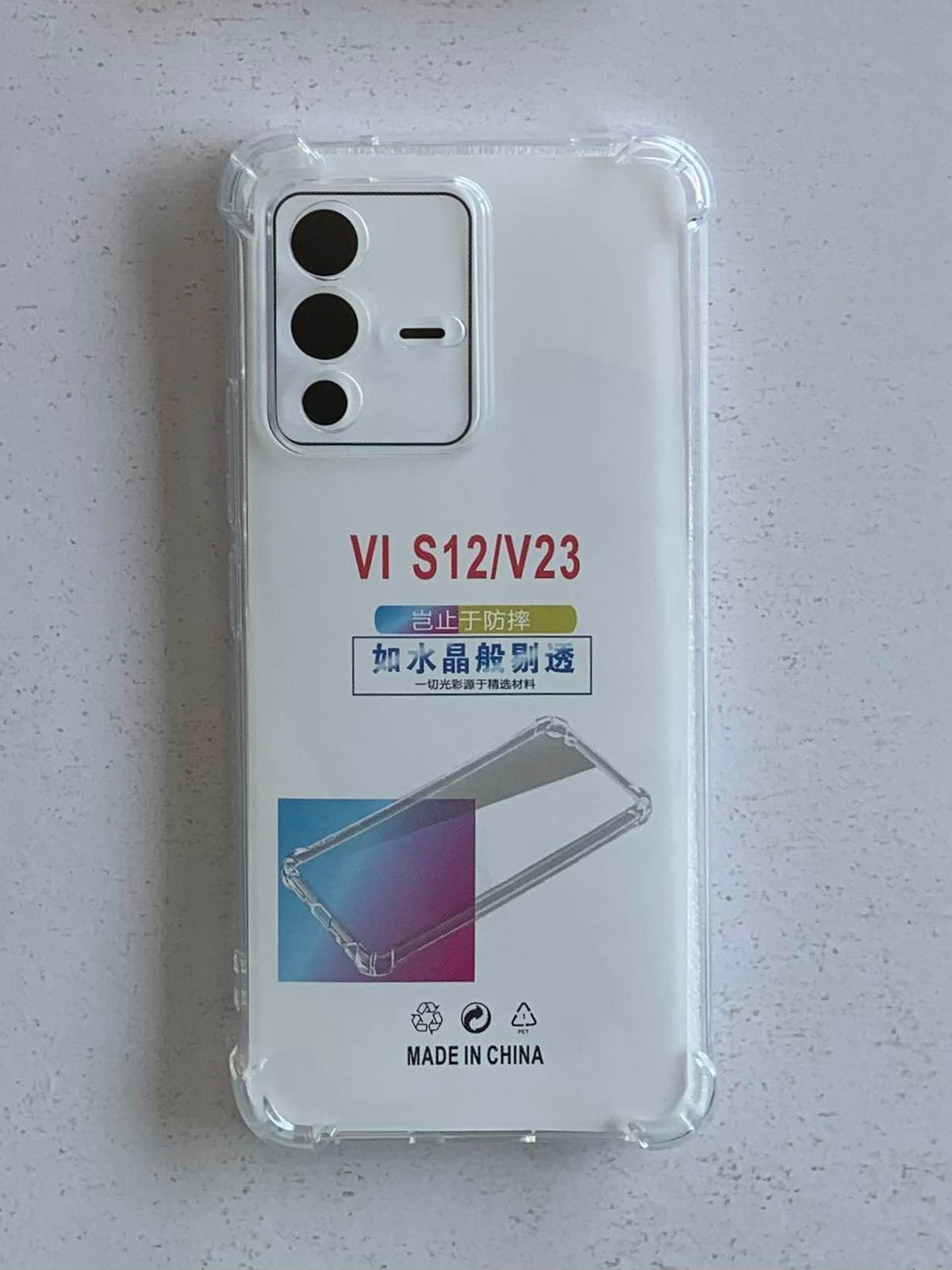 VIVO Crystal Clear Transparent Shockproof Mobile Back Cover
