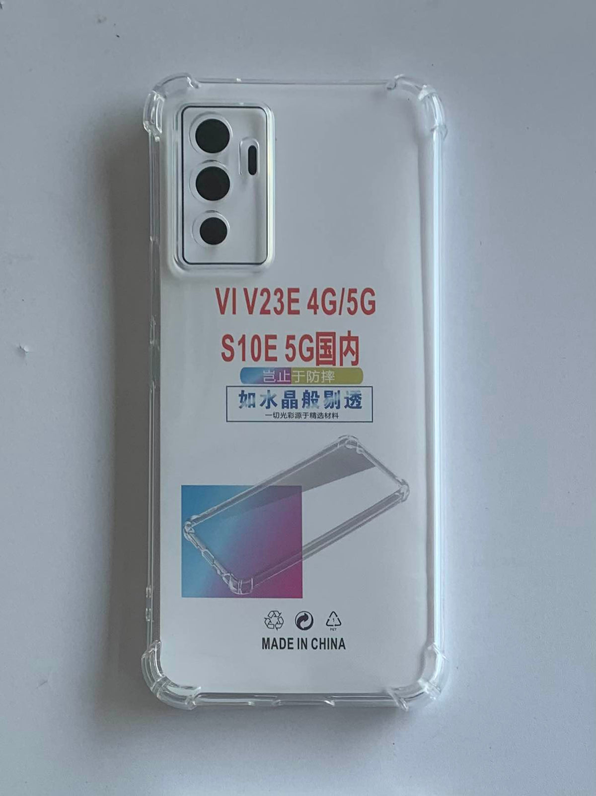 VIVO Crystal Clear Transparent Shockproof Mobile Back Cover