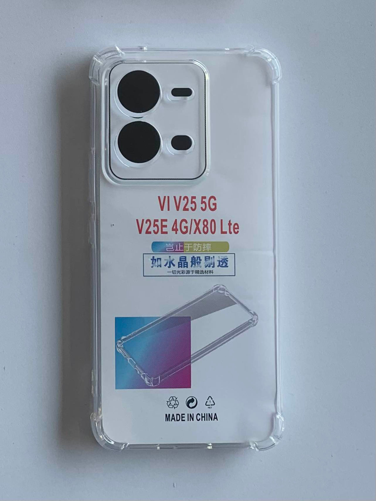 VIVO Crystal Clear Transparent Shockproof Mobile Back Cover