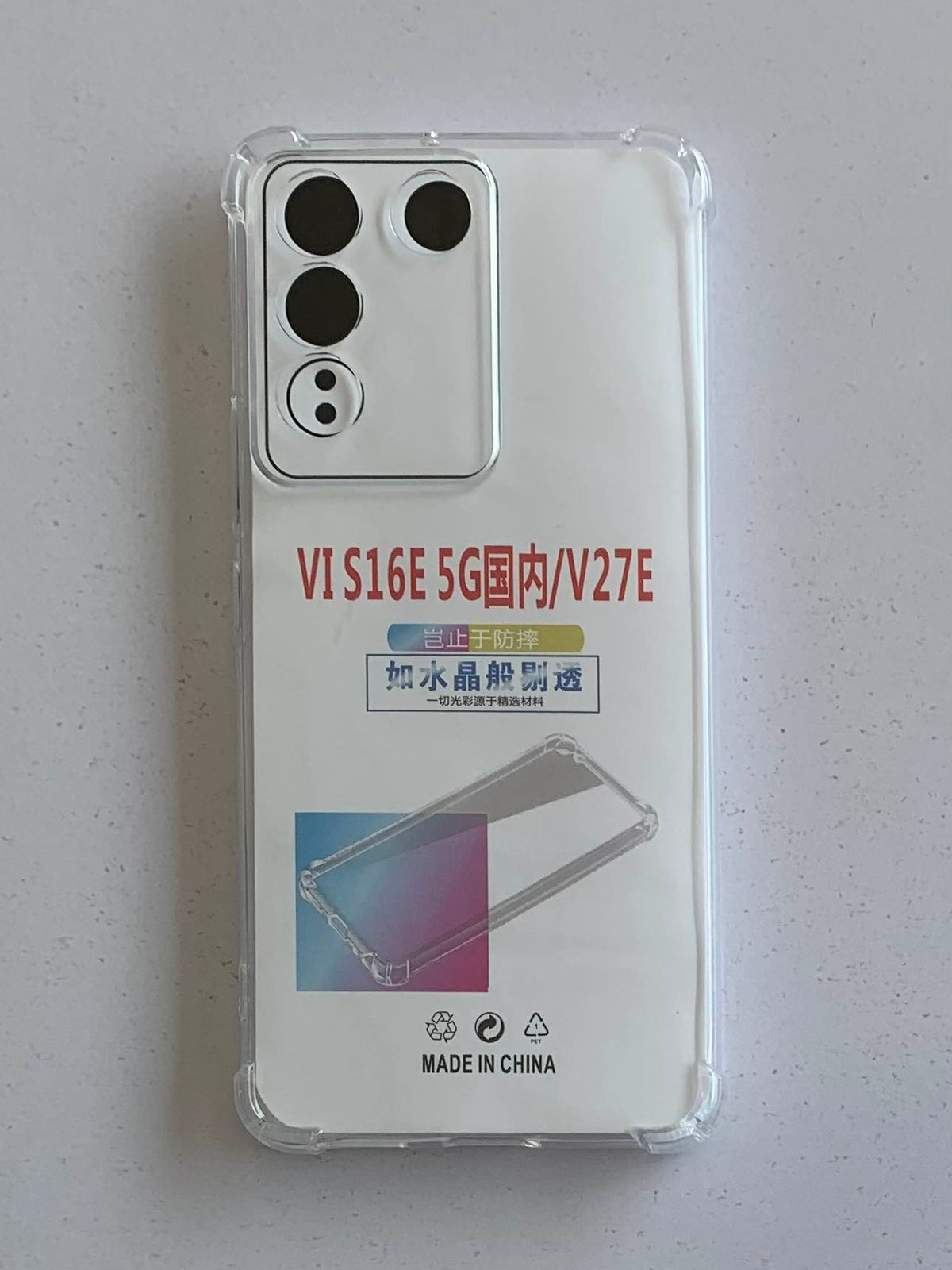 VIVO Crystal Clear Transparent Shockproof Mobile Back Cover