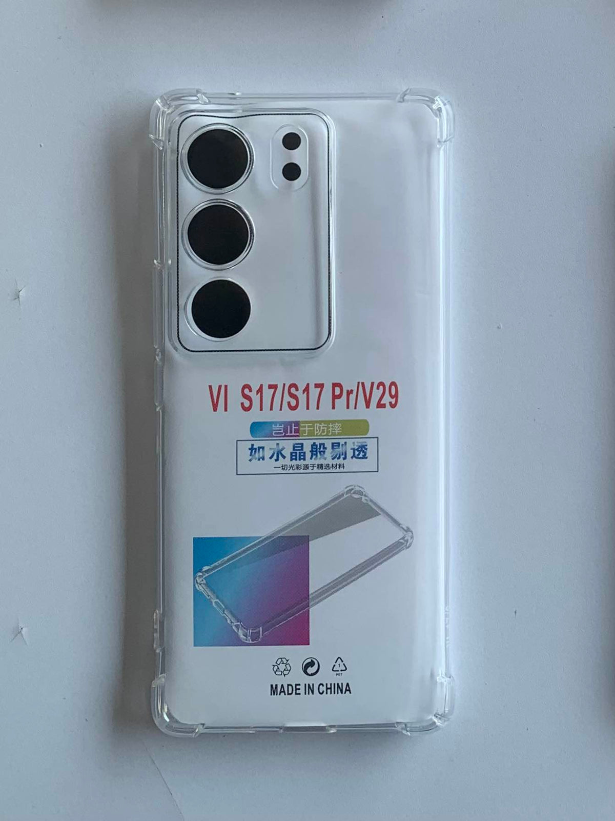 VIVO Crystal Clear Transparent Shockproof Mobile Back Cover