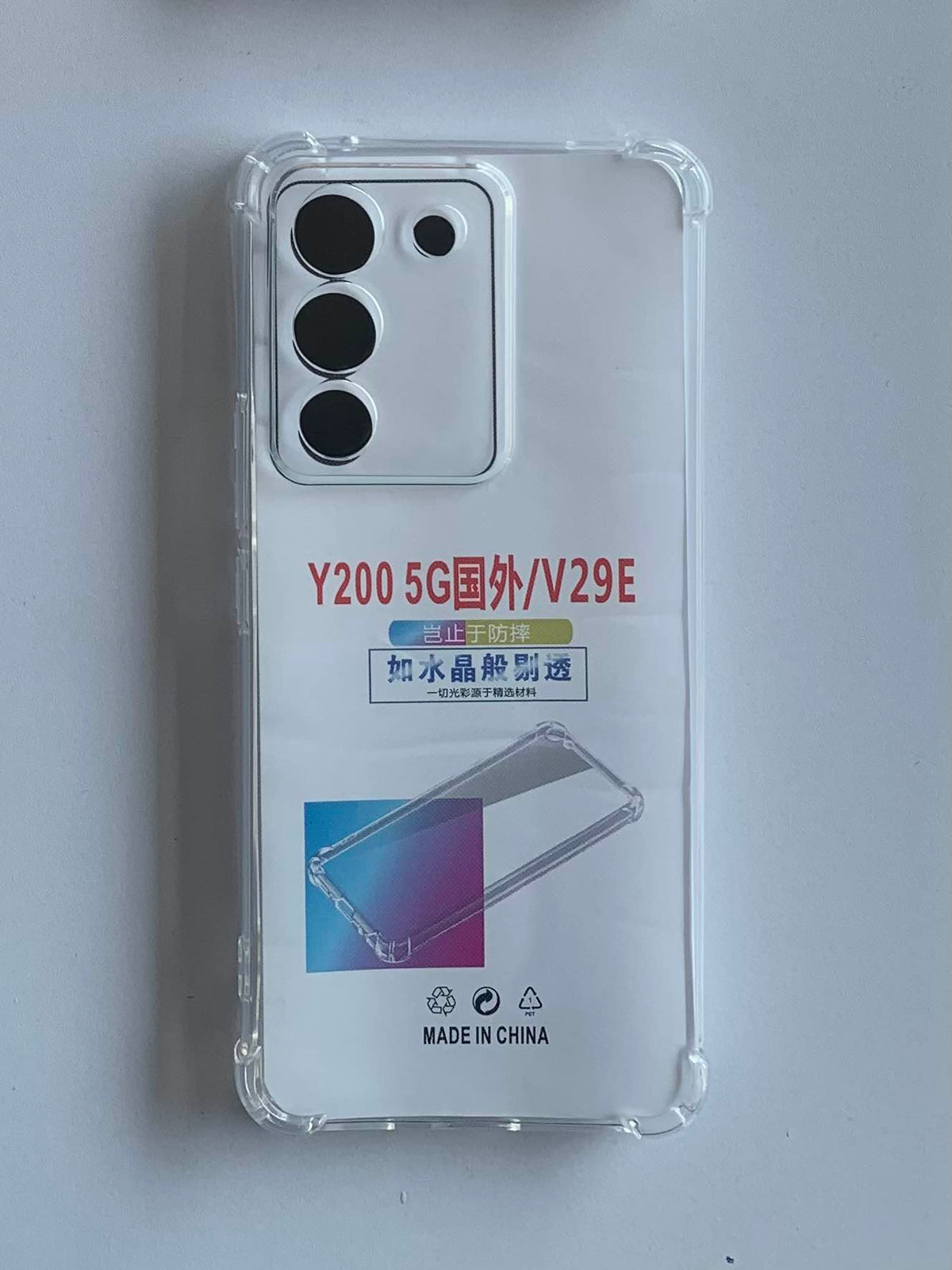 VIVO Crystal Clear Transparent Shockproof Mobile Back Cover