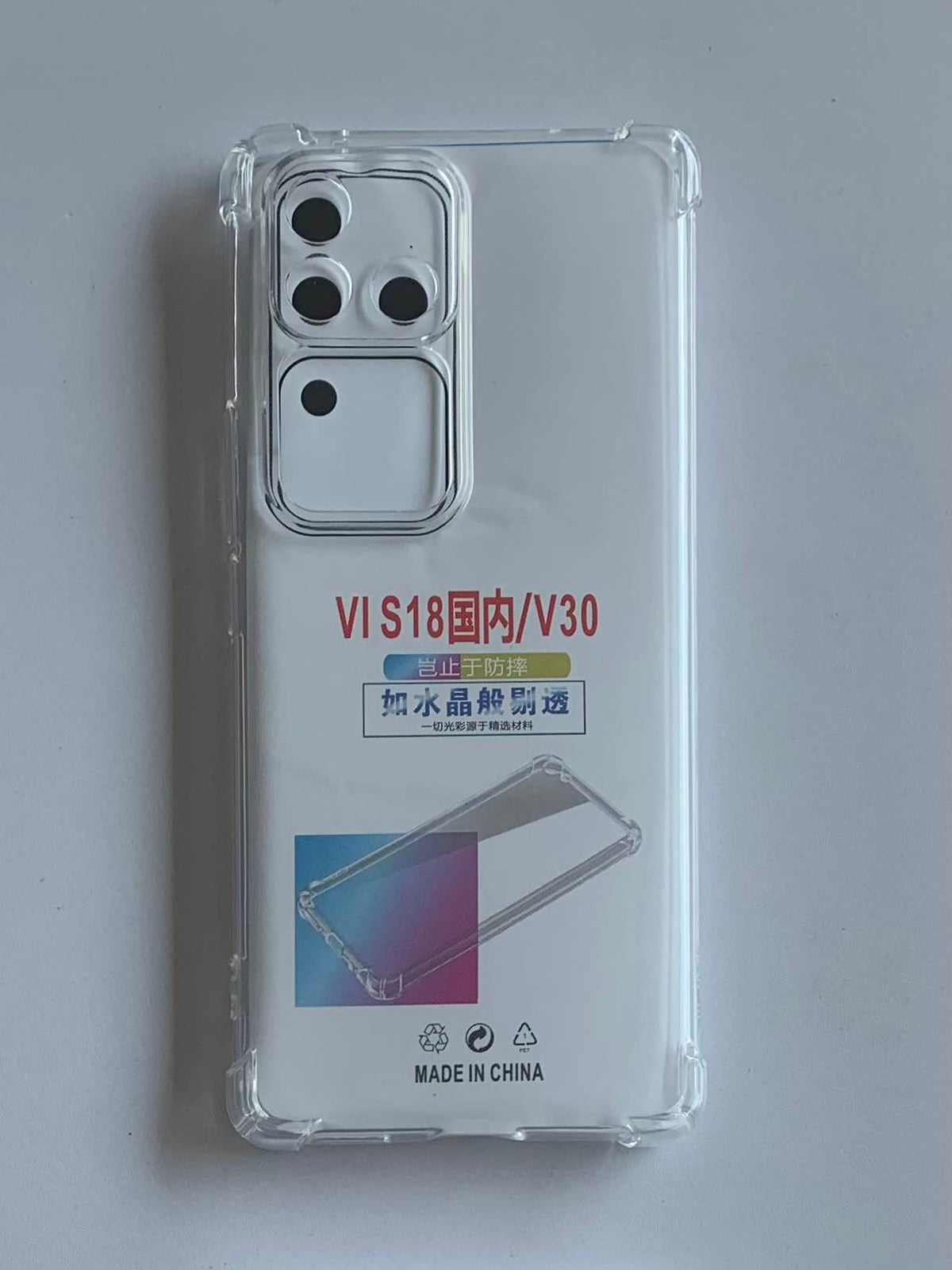 VIVO Crystal Clear Transparent Shockproof Mobile Back Cover