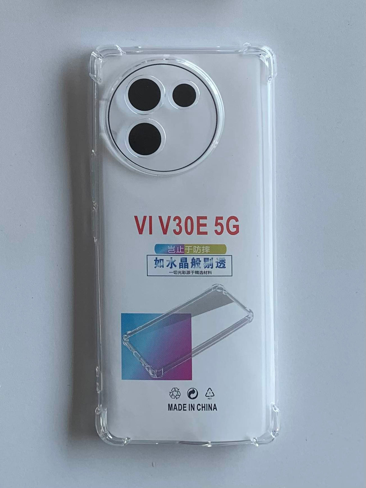VIVO Crystal Clear Transparent Shockproof Mobile Back Cover