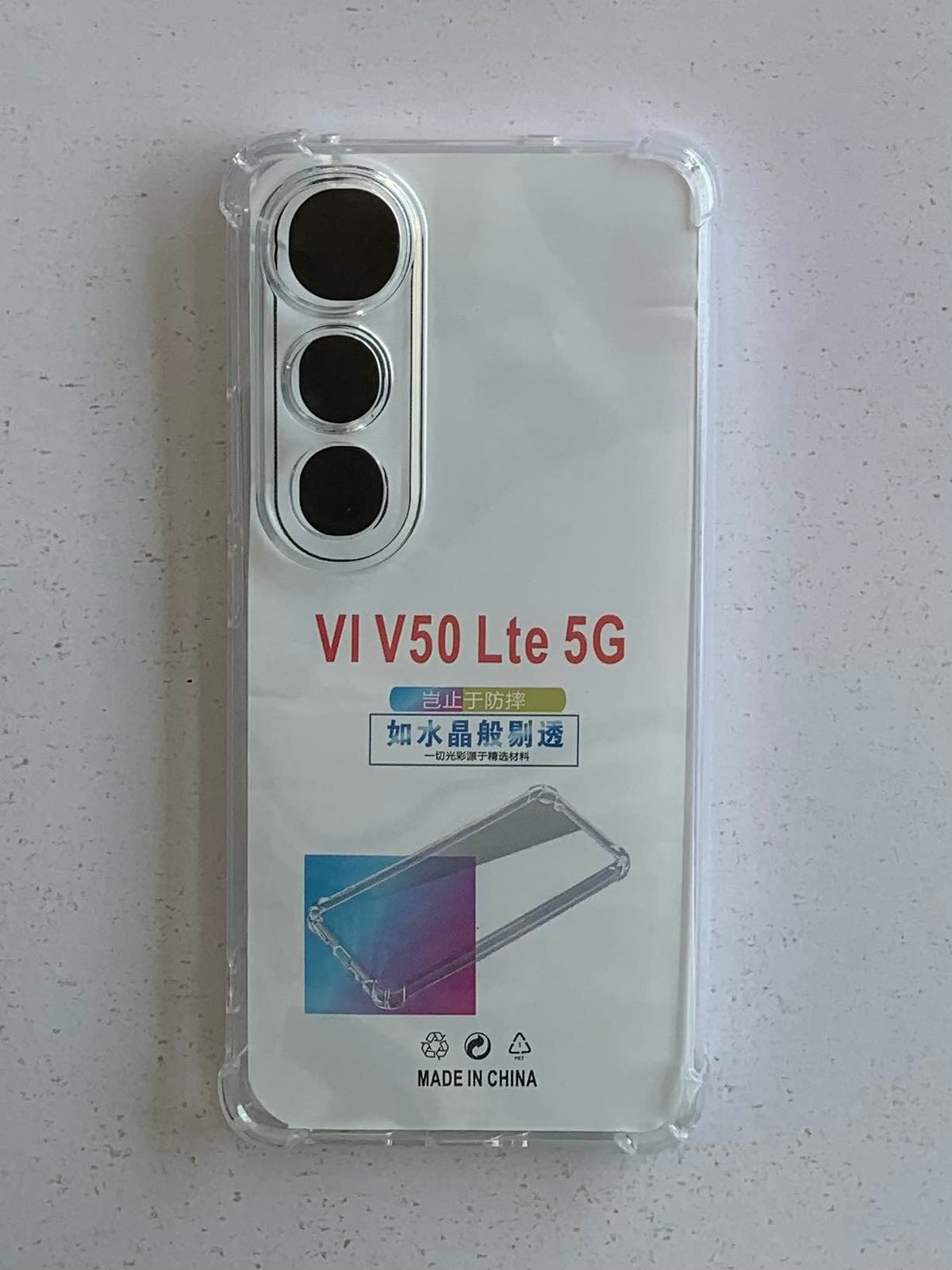 VIVO Crystal Clear Transparent Shockproof Mobile Back Cover