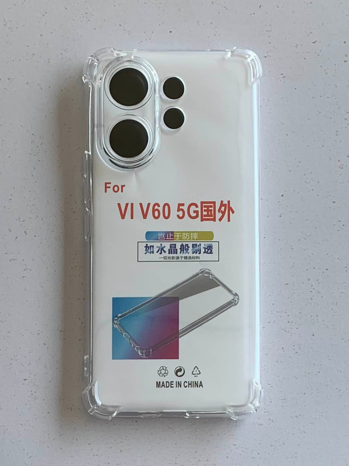 VIVO Crystal Clear Transparent Shockproof Mobile Back Cover