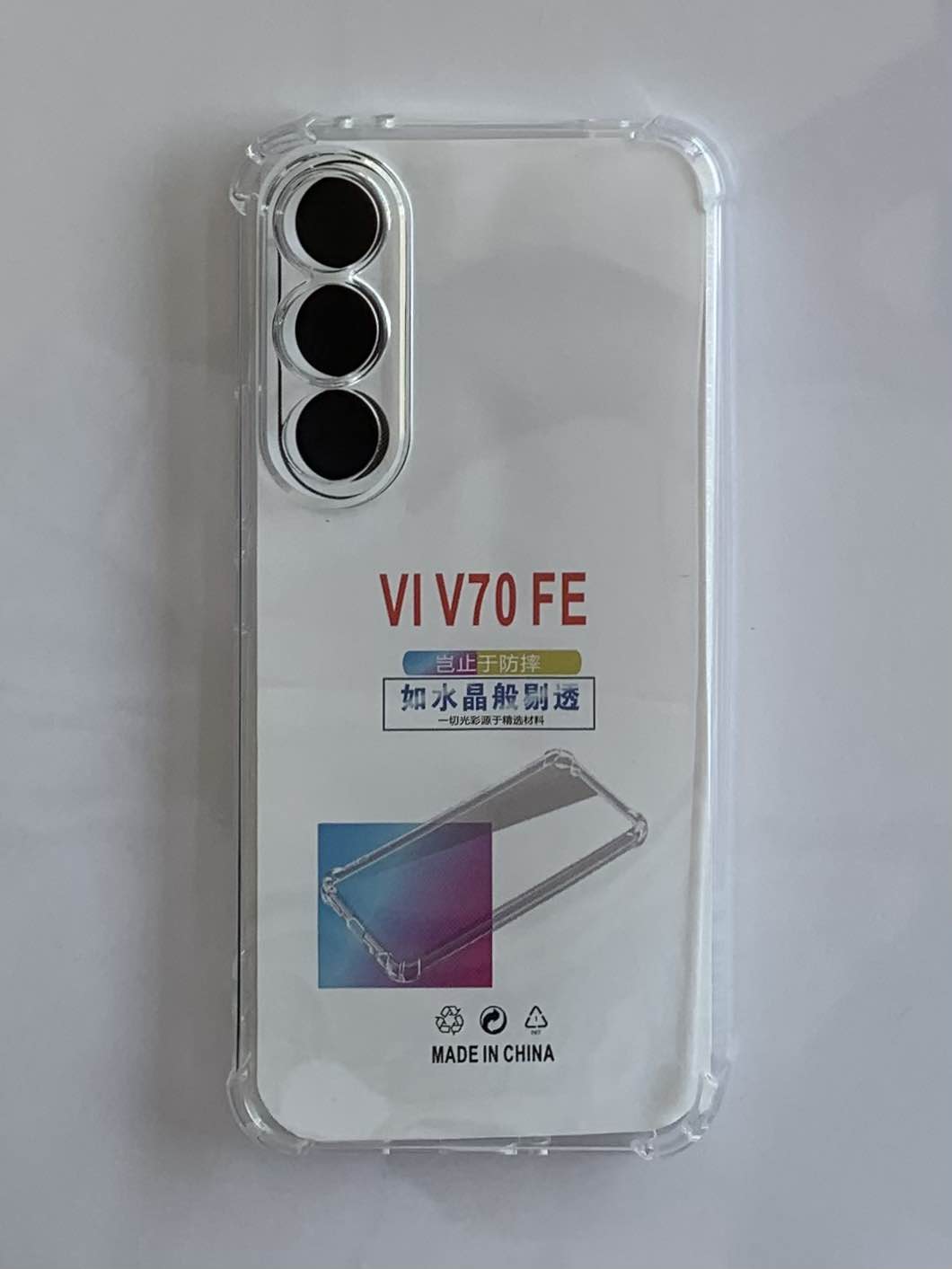 VIVO Crystal Clear Transparent Shockproof Mobile Back Cover