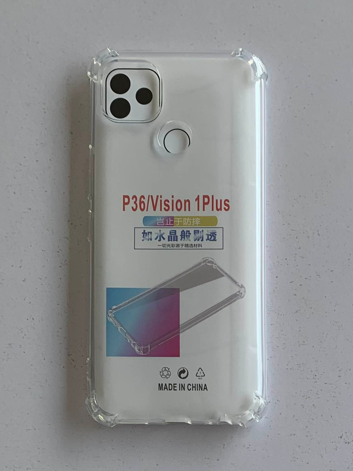 ITEL Crystal Clear Transparent Shockproof Mobile Back Cover