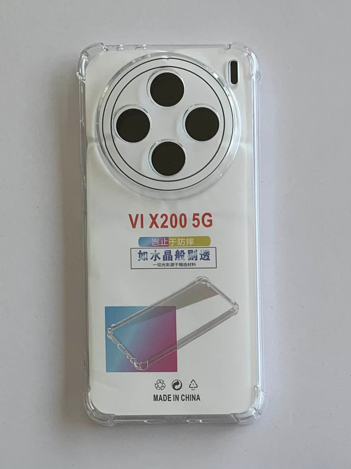 VIVO Crystal Clear Transparent Shockproof Mobile Back Cover
