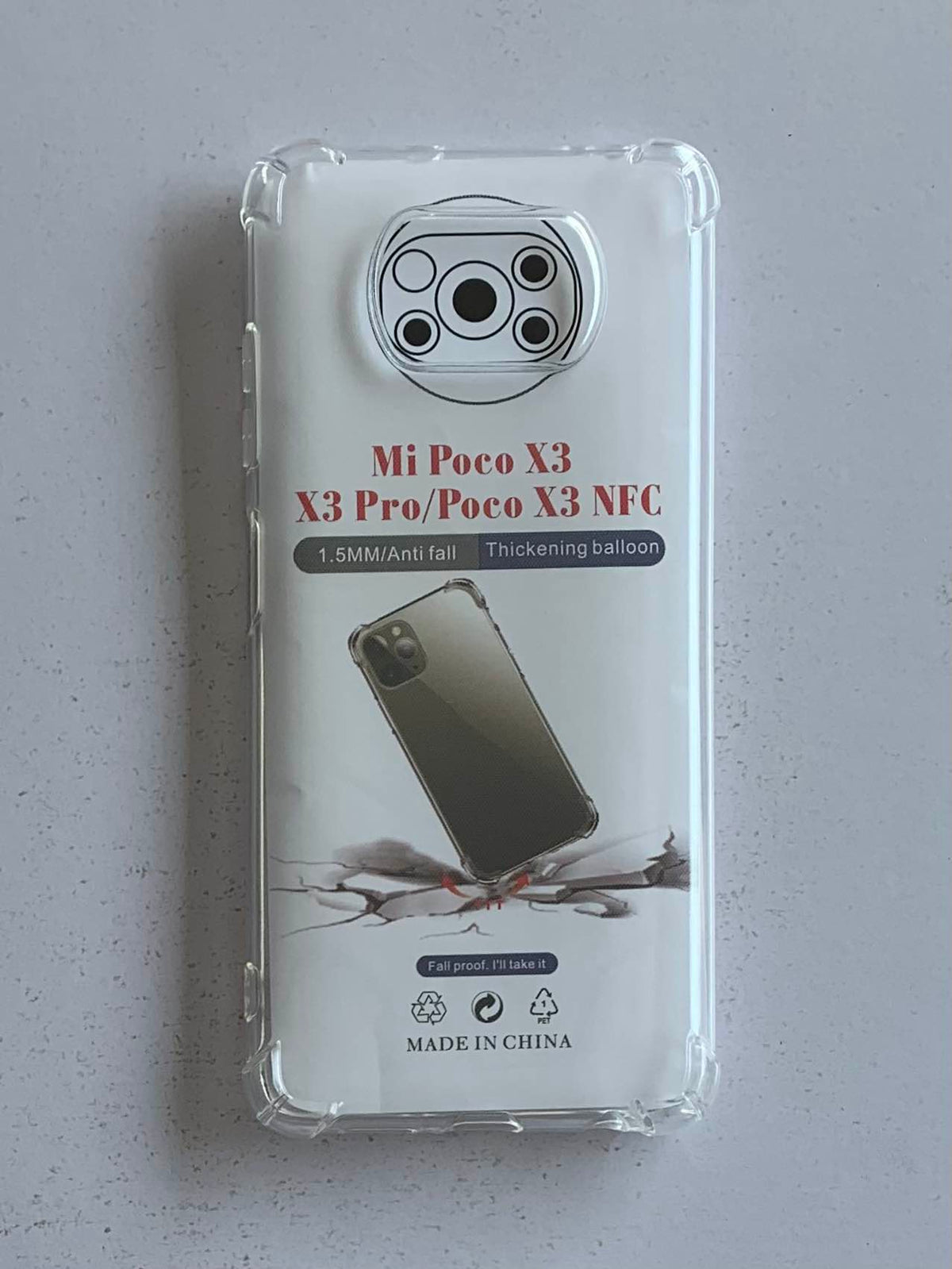 REDMI / XIAOMI Crystal Clear Transparent Shockproof Mobile Back Cover