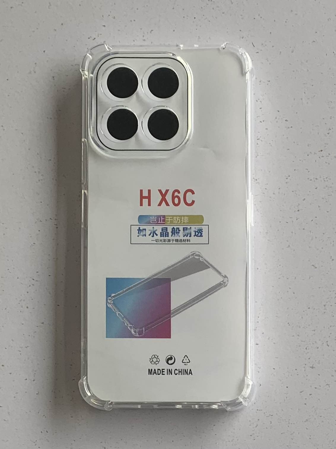 HONOR / HUAWEI Crystal Clear Transparent Shockproof Mobile Back Cover