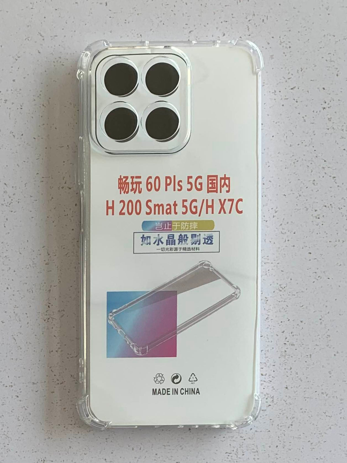 HONOR / HUAWEI Crystal Clear Transparent Shockproof Mobile Back Cover